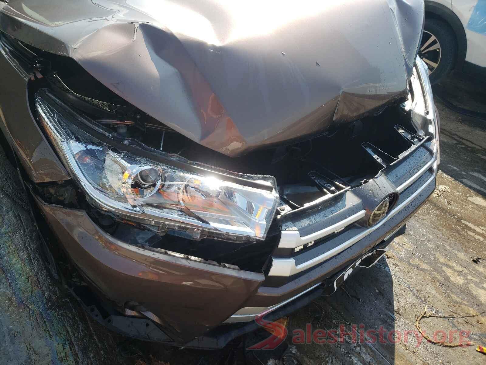 5TDZARFH1JS033349 2018 TOYOTA HIGHLANDER