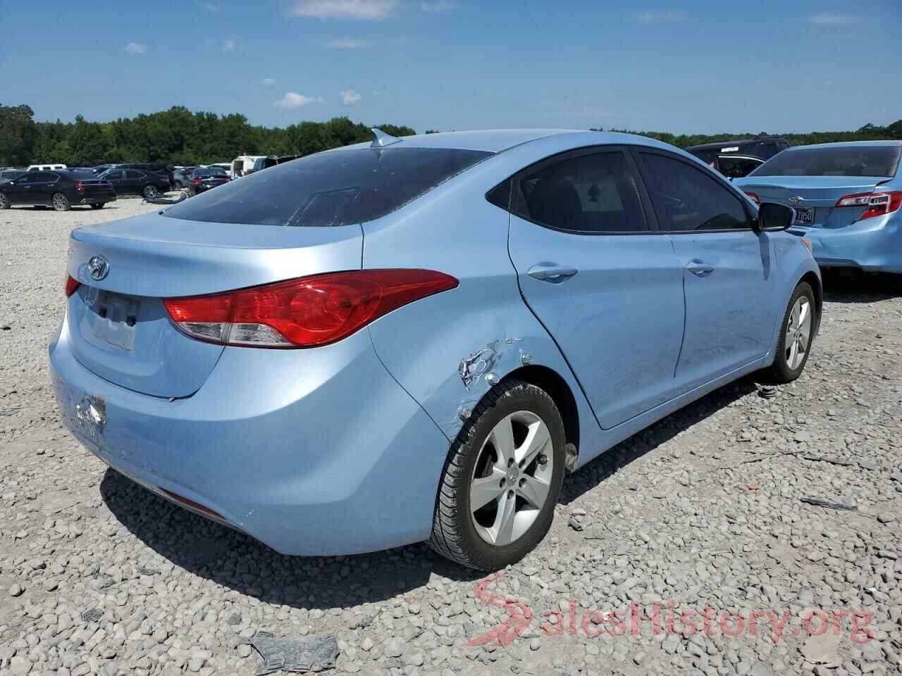 KMHDH4AE0BU092603 2011 HYUNDAI ELANTRA