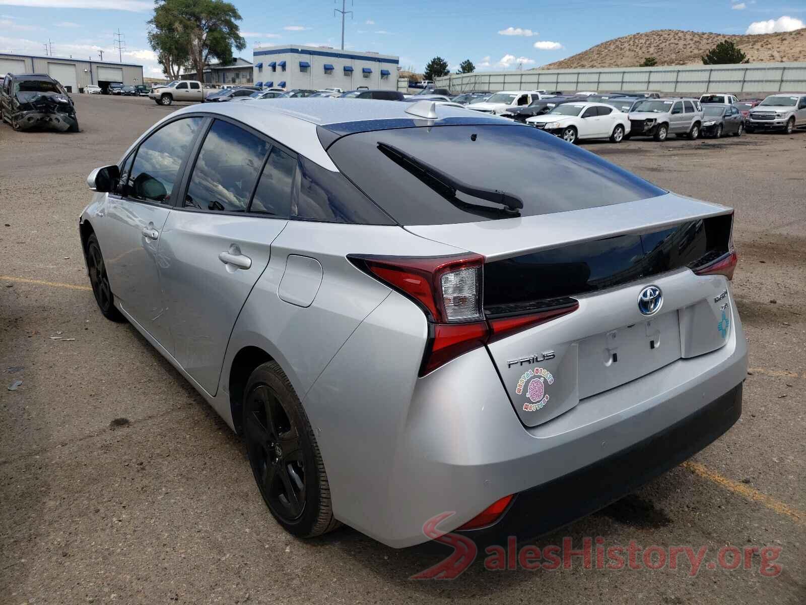 JTDKARFU0L3107203 2020 TOYOTA PRIUS