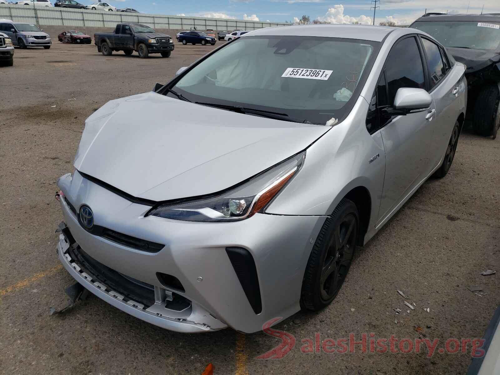 JTDKARFU0L3107203 2020 TOYOTA PRIUS