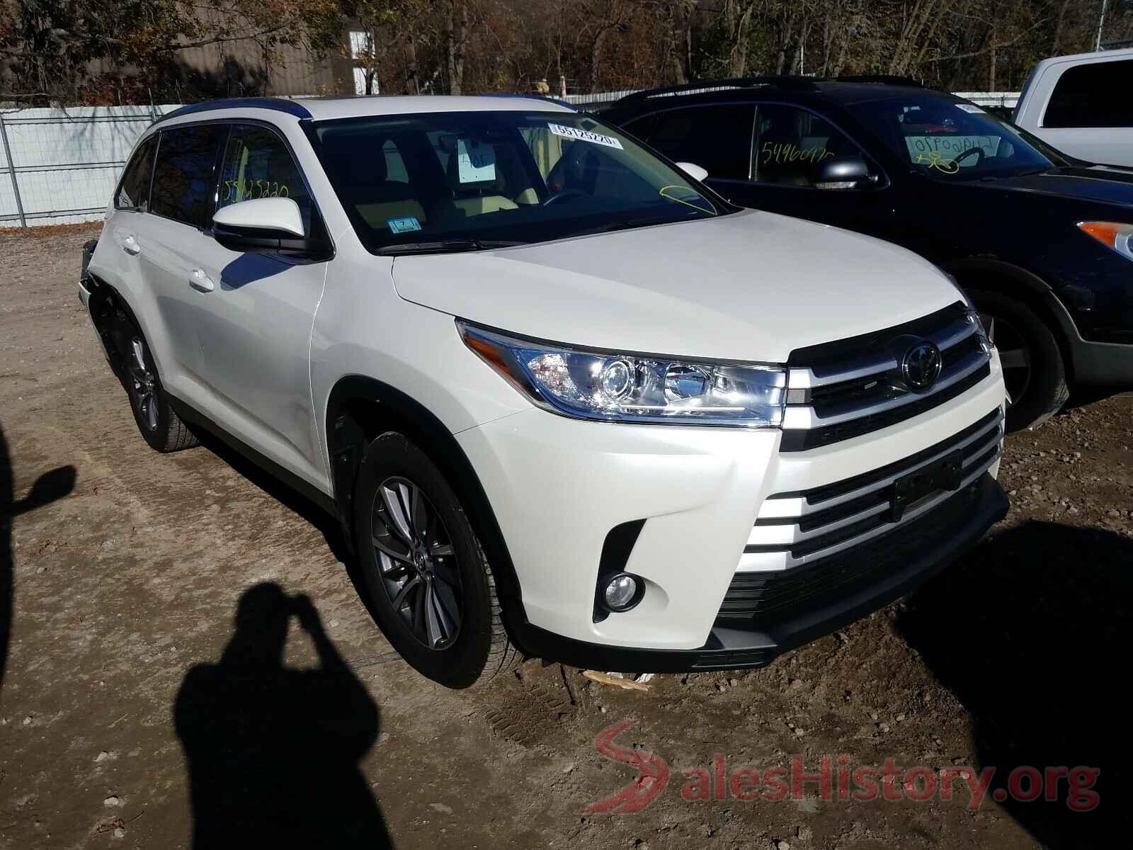 5TDJZRFH8KS599144 2019 TOYOTA HIGHLANDER