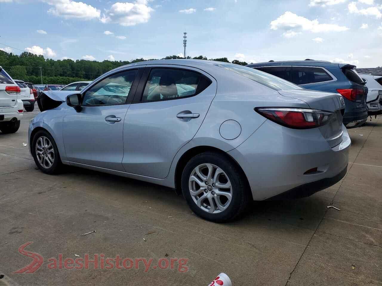 2018 TOYOTA YARIS VIN 3MYDLBYV7JY304715, front view