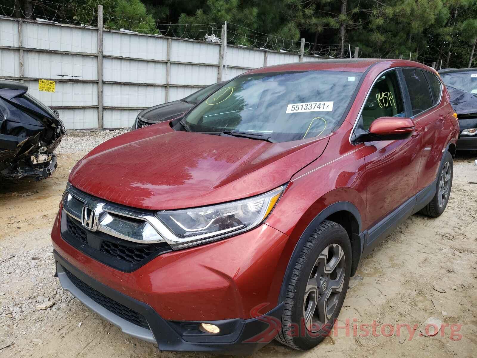 5J6RW1H87JL007365 2018 HONDA CRV