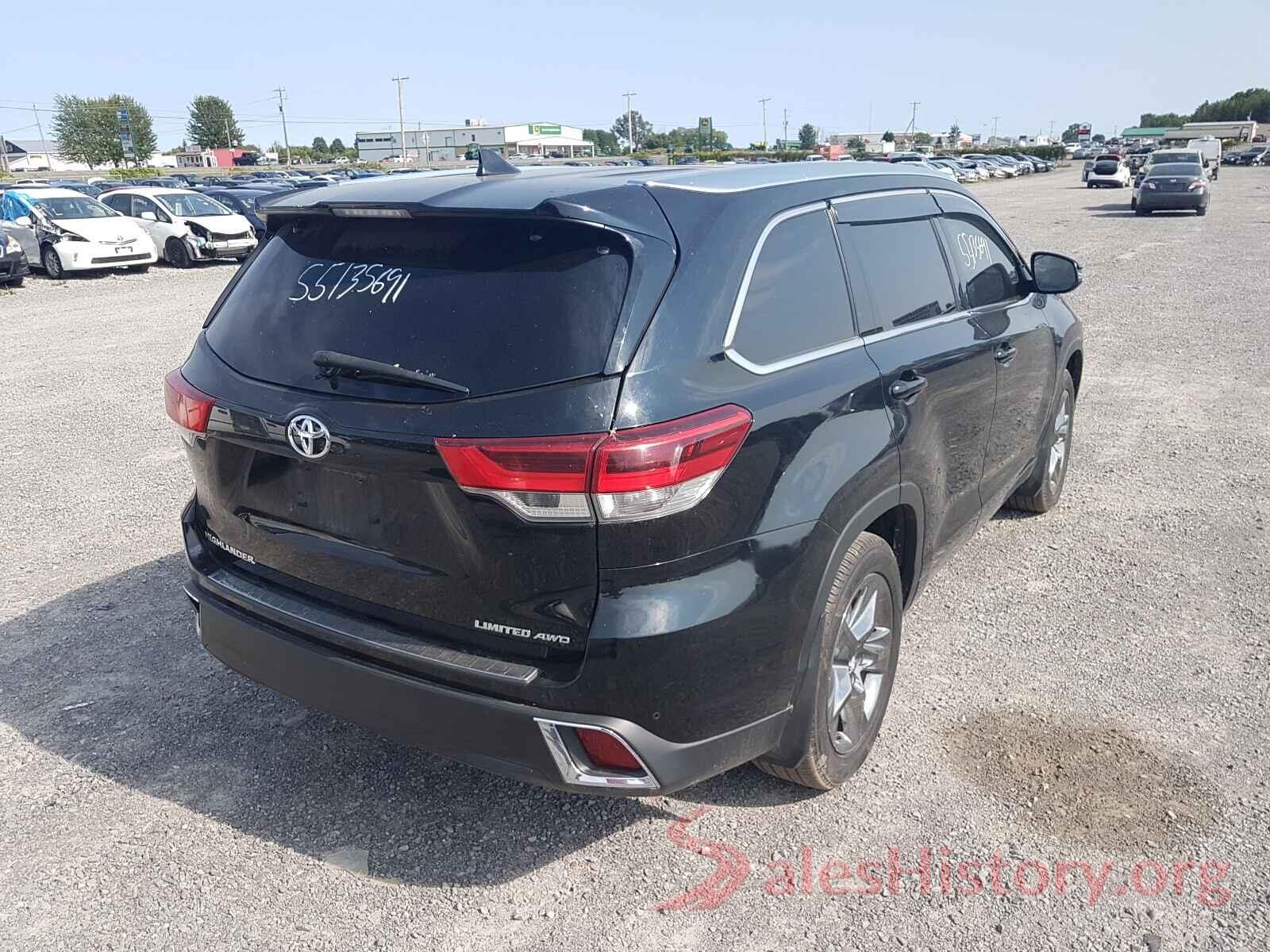 5TDDZRFH4HS388450 2017 TOYOTA HIGHLANDER