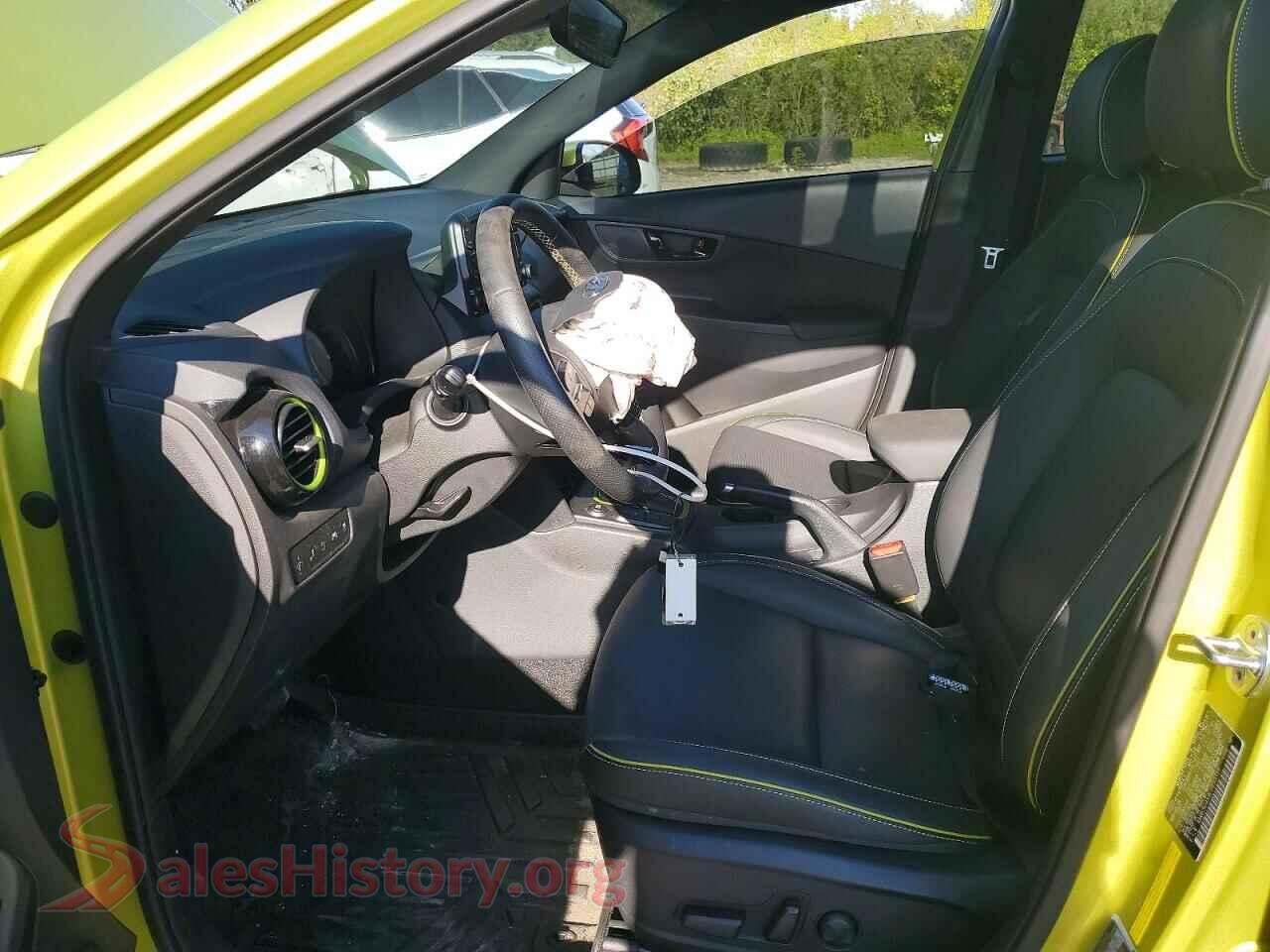 2020 HYUNDAI KONA VIN KM8K5CA59LU455315, engine bay