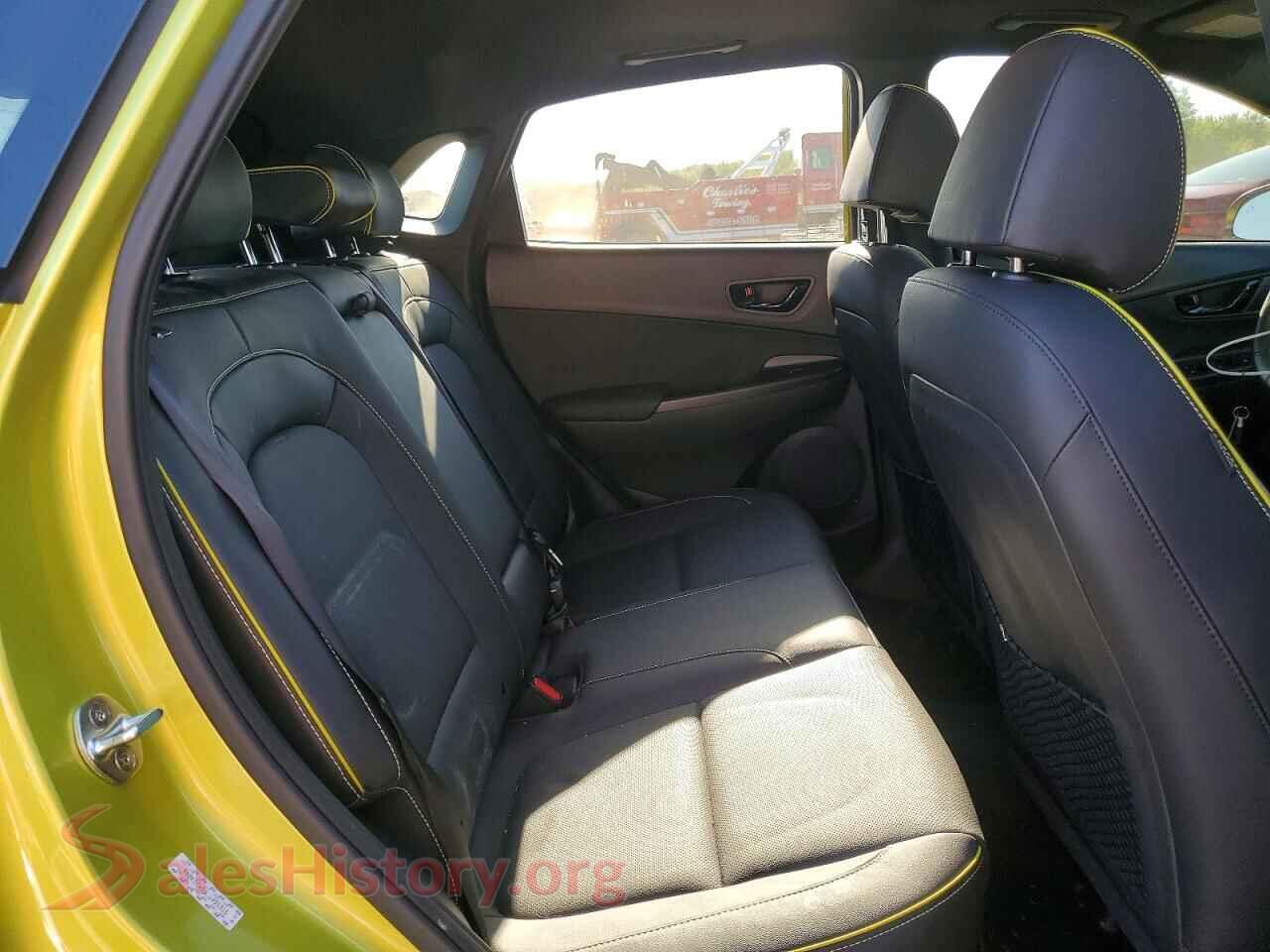 2020 HYUNDAI KONA VIN KM8K5CA59LU455315, VIN plate