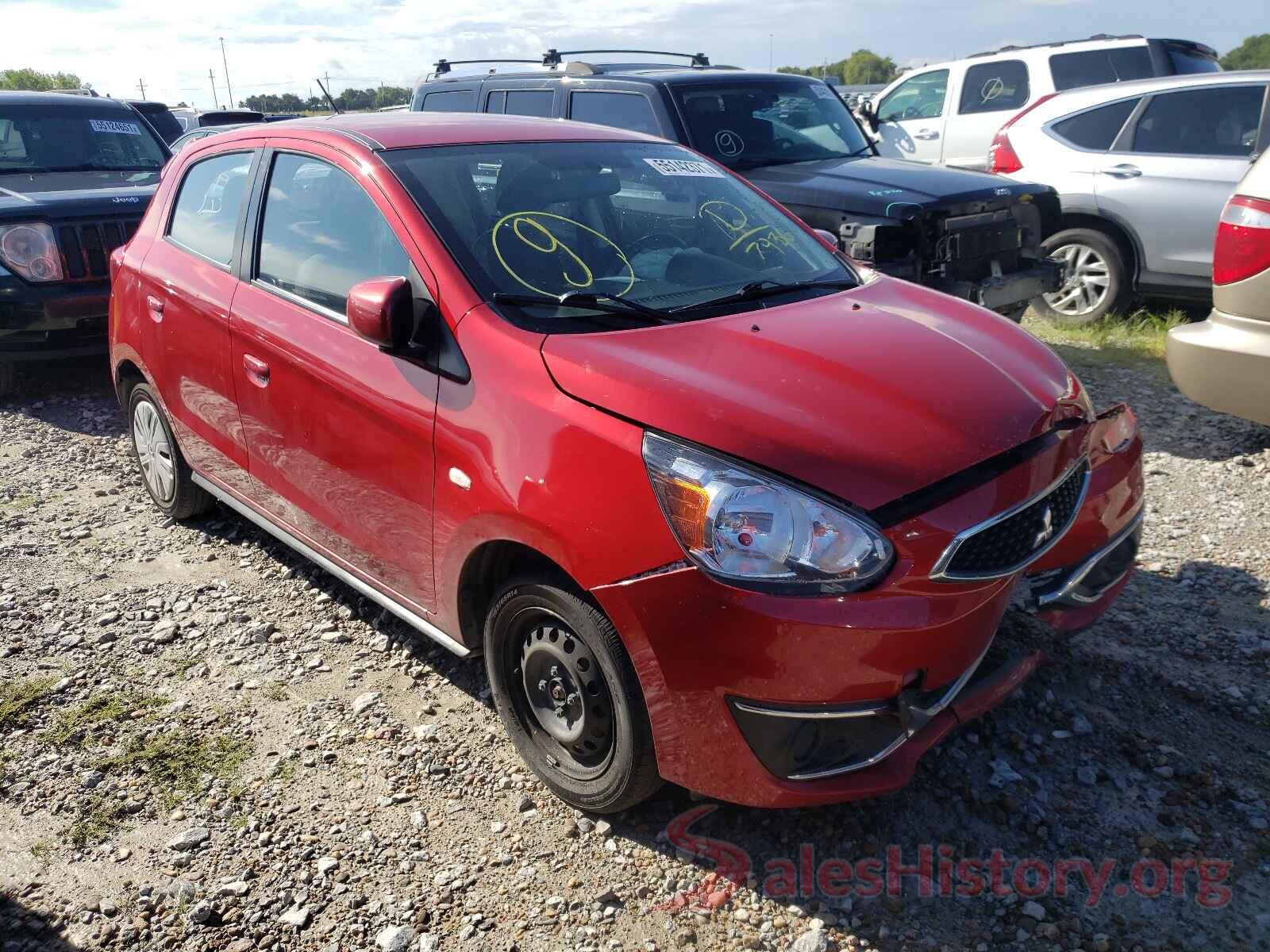 ML32A3HJ8KH007936 2019 MITSUBISHI MIRAGE