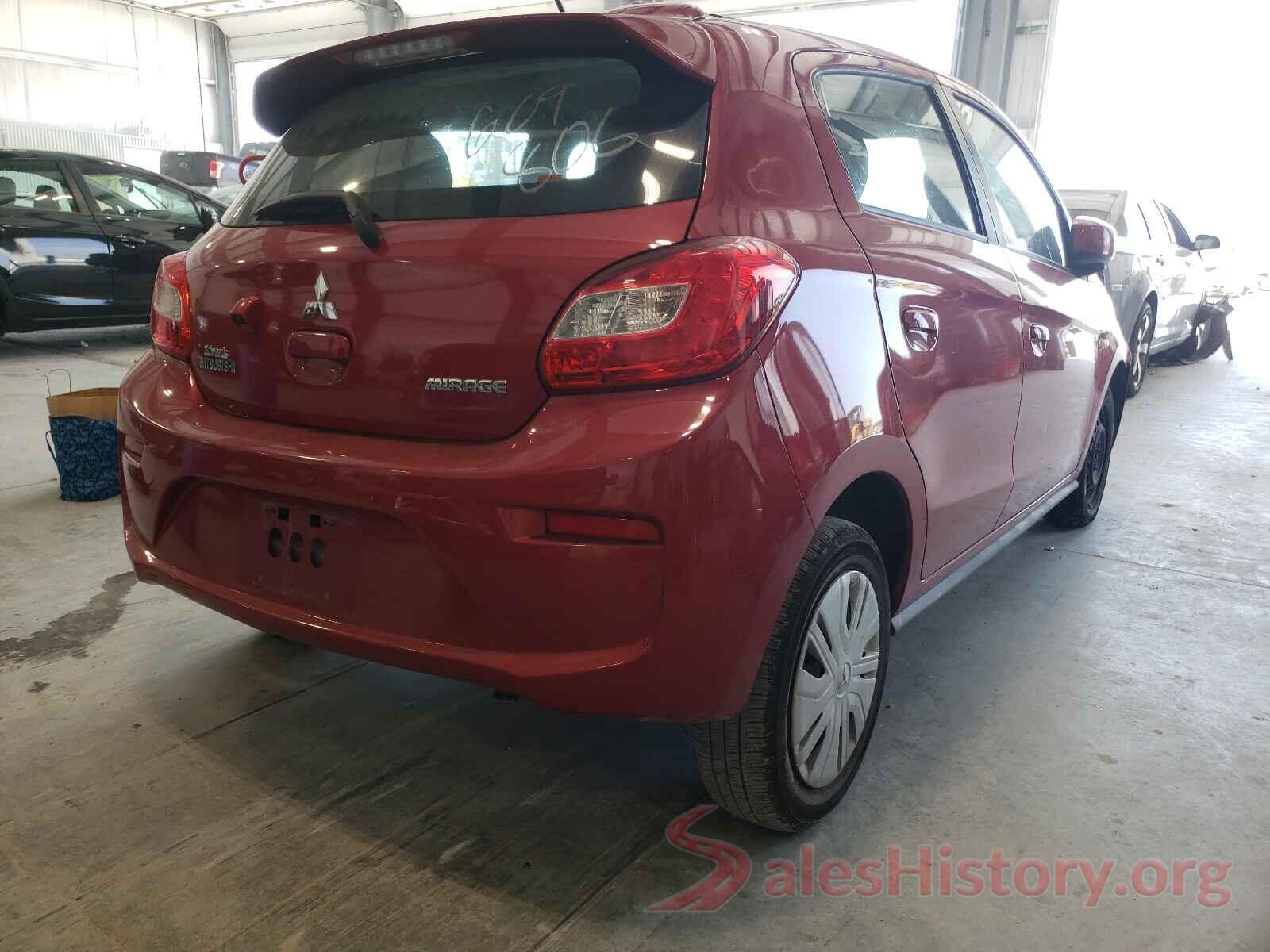 ML32A3HJ8KH007936 2019 MITSUBISHI MIRAGE