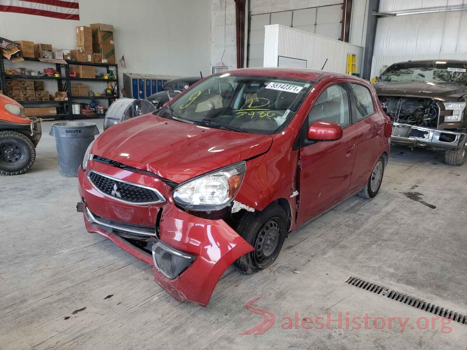 ML32A3HJ8KH007936 2019 MITSUBISHI MIRAGE