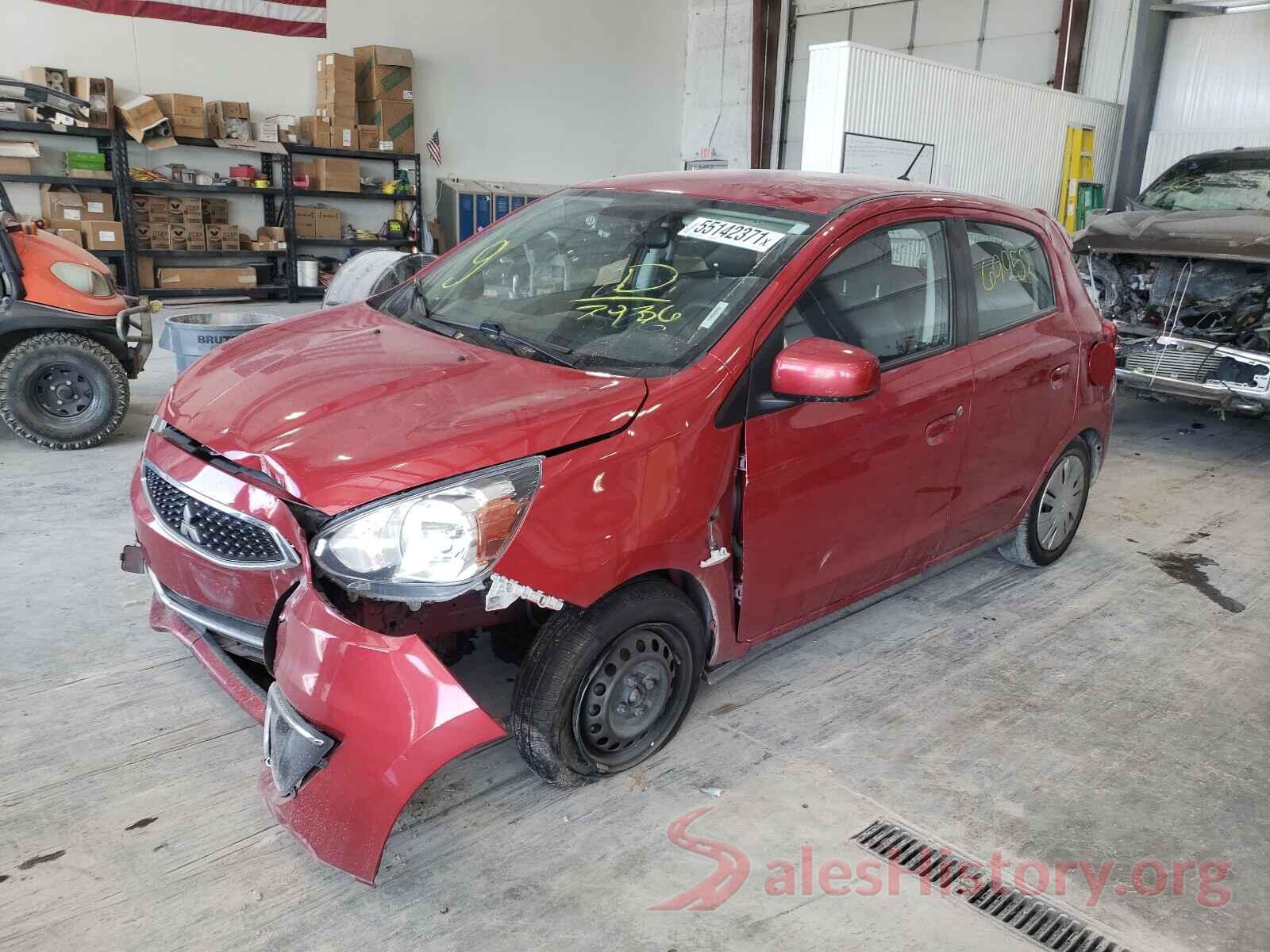 ML32A3HJ8KH007936 2019 MITSUBISHI MIRAGE