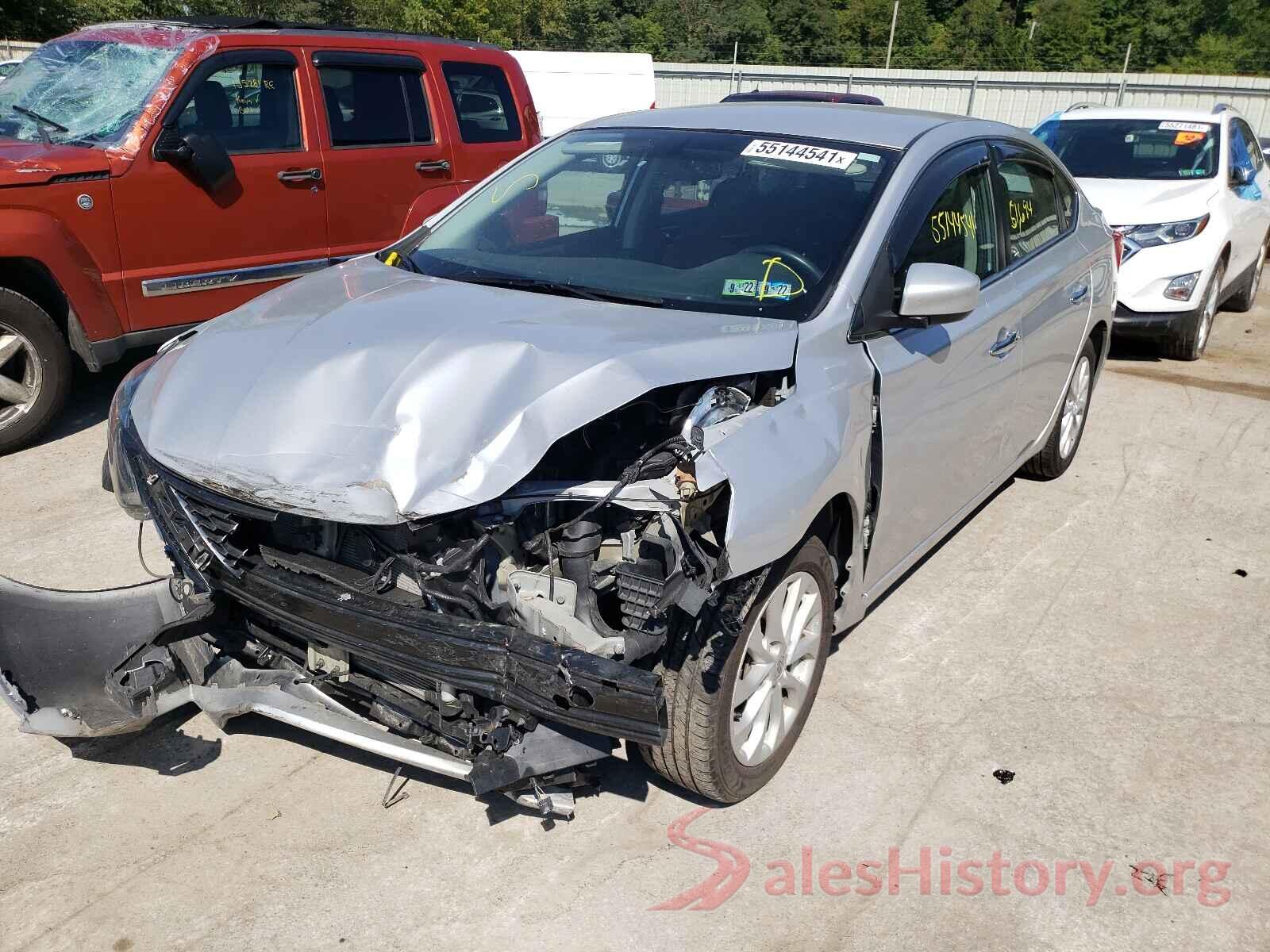 3N1AB7AP8KL610501 2019 NISSAN SENTRA