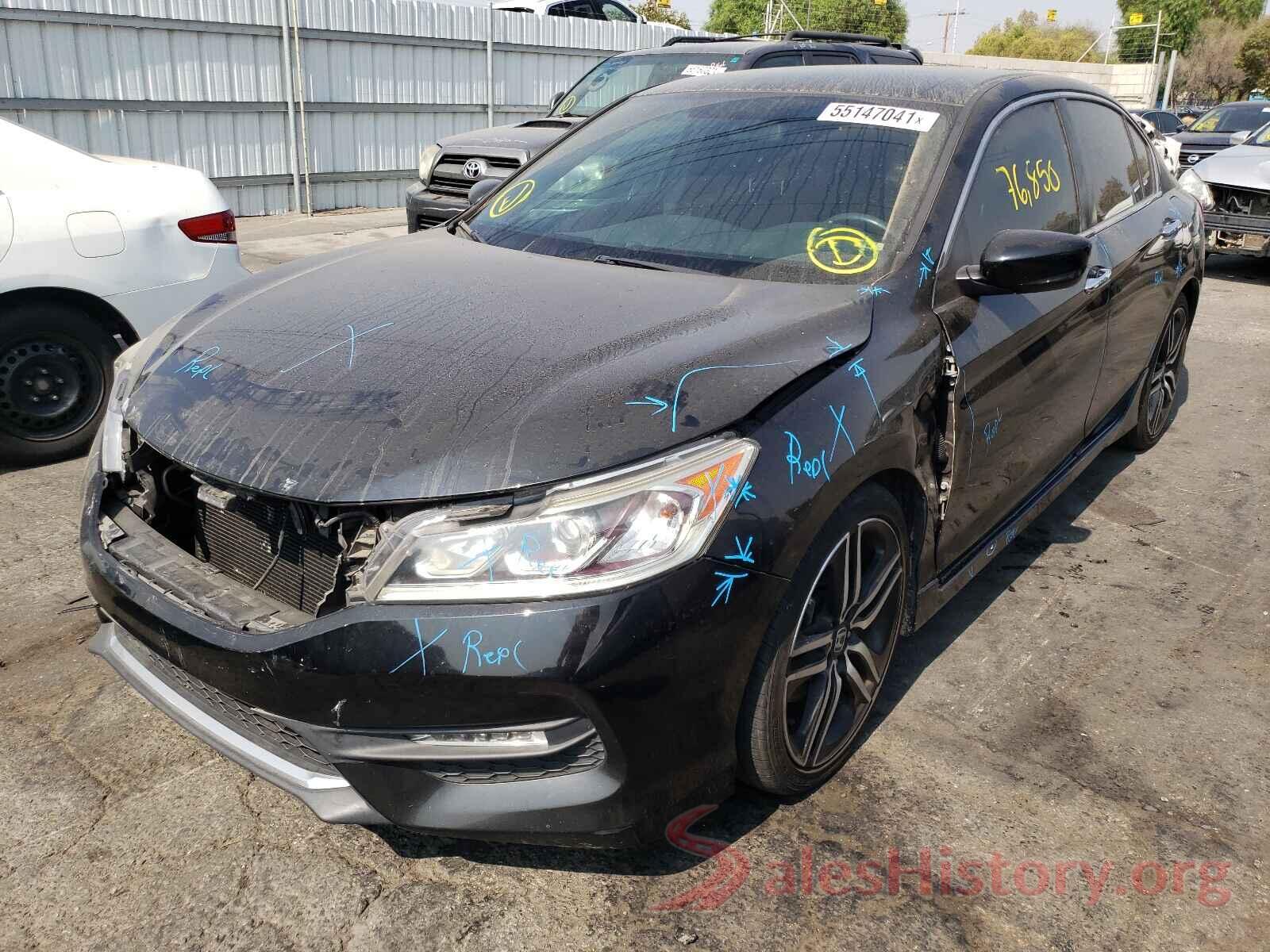 1HGCR2F58GA052581 2016 HONDA ACCORD