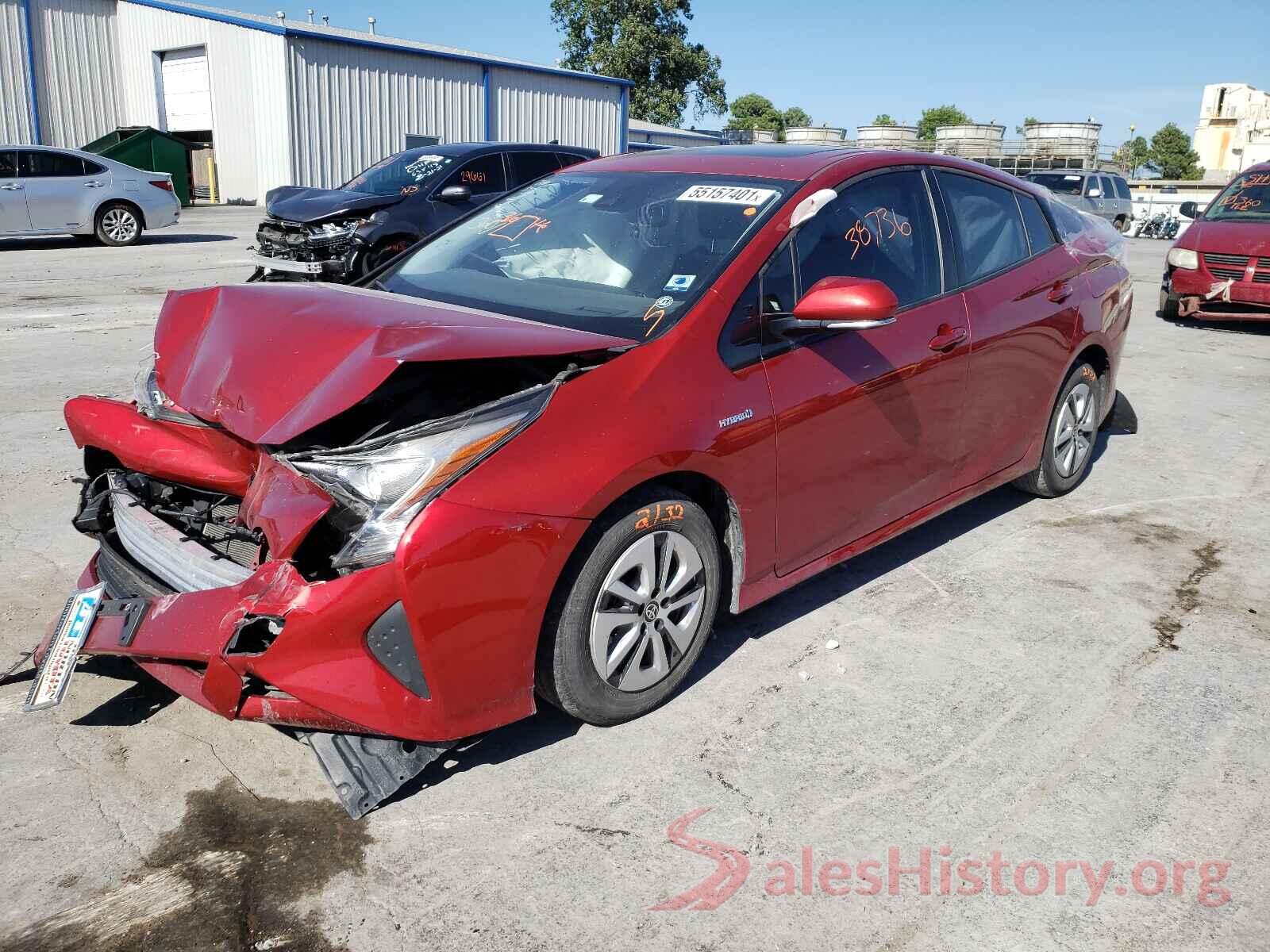 JTDKARFU7G3513033 2016 TOYOTA PRIUS