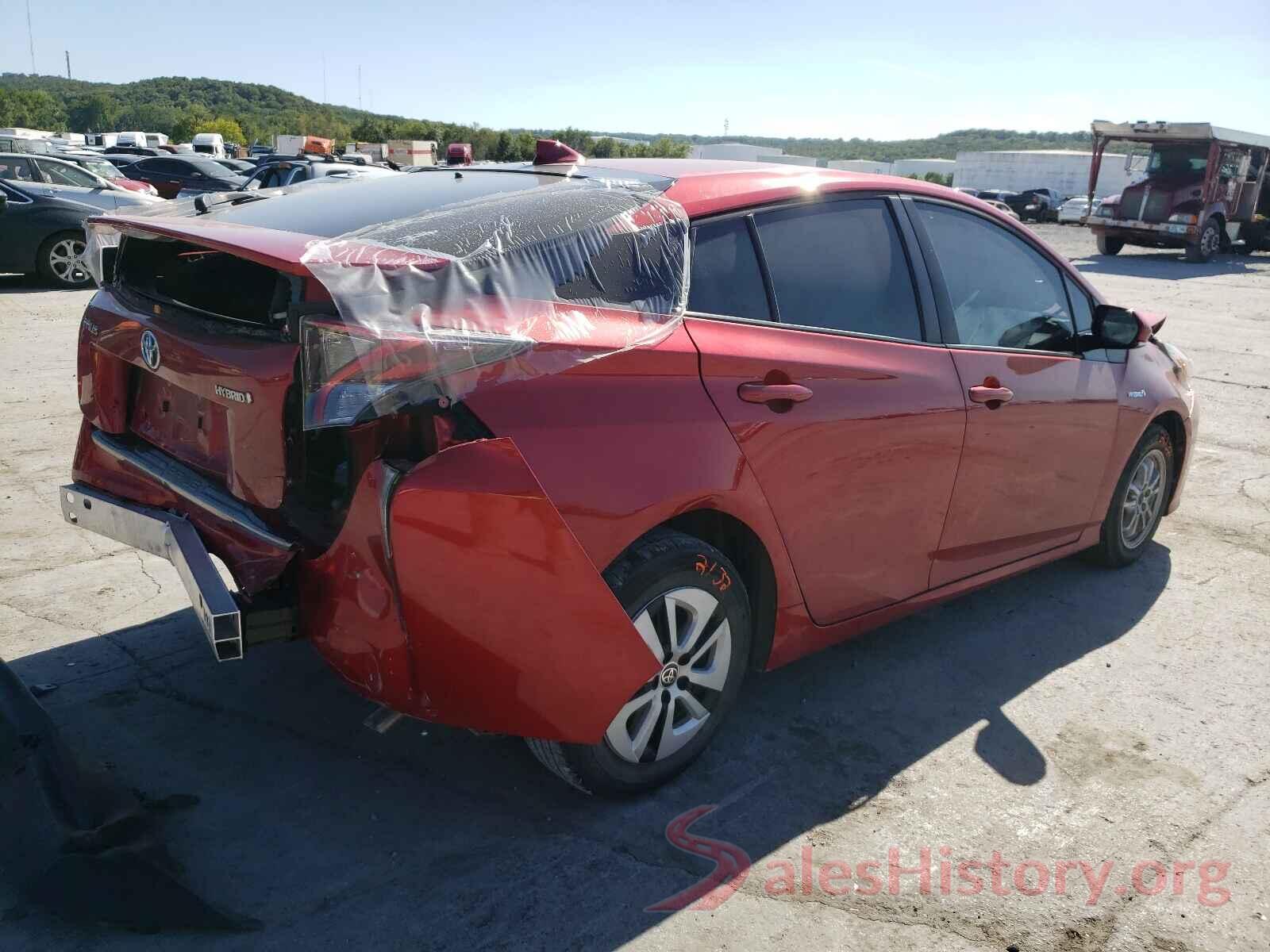 JTDKARFU7G3513033 2016 TOYOTA PRIUS