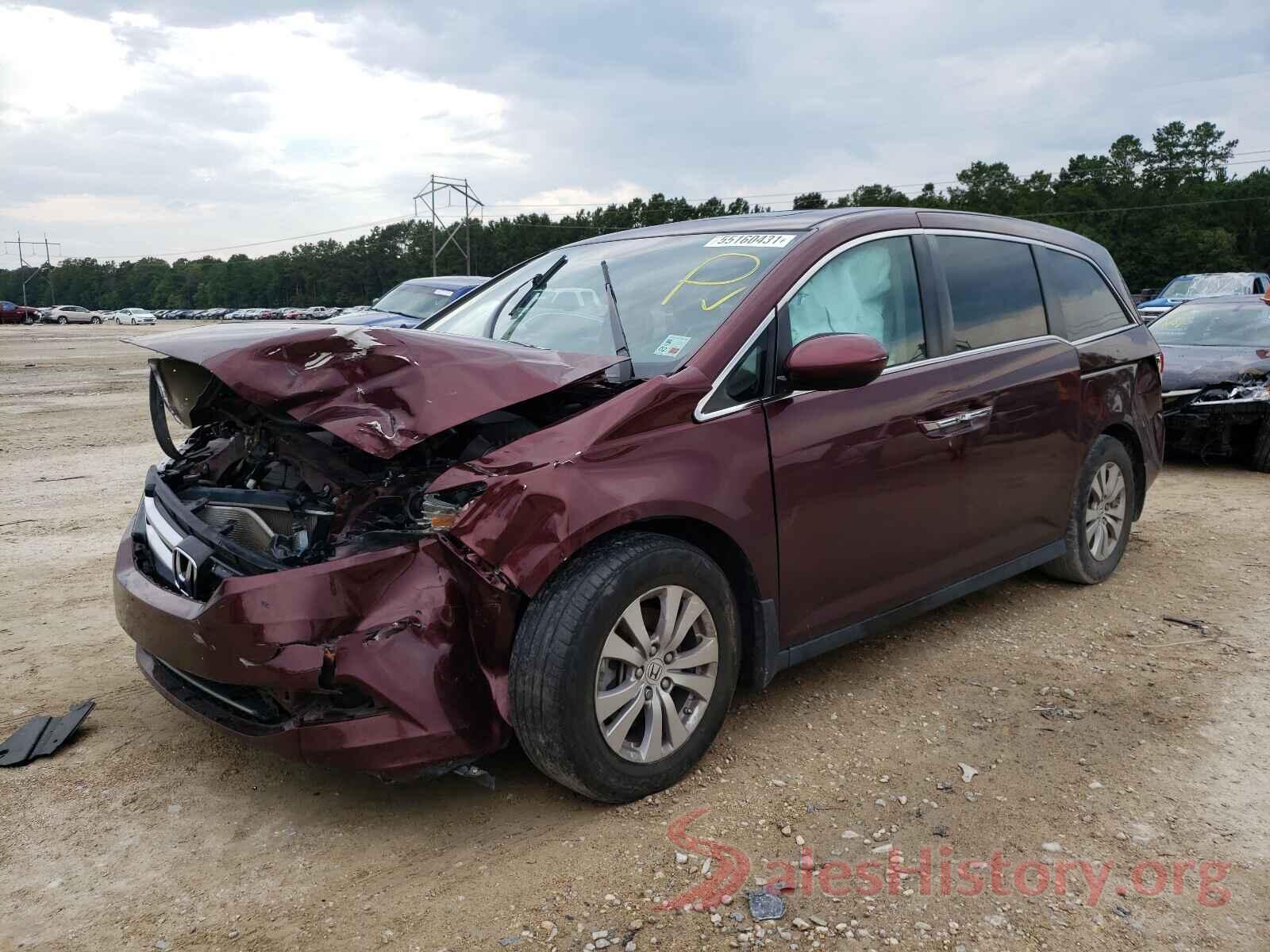 5FNRL5H61GB114072 2016 HONDA ODYSSEY