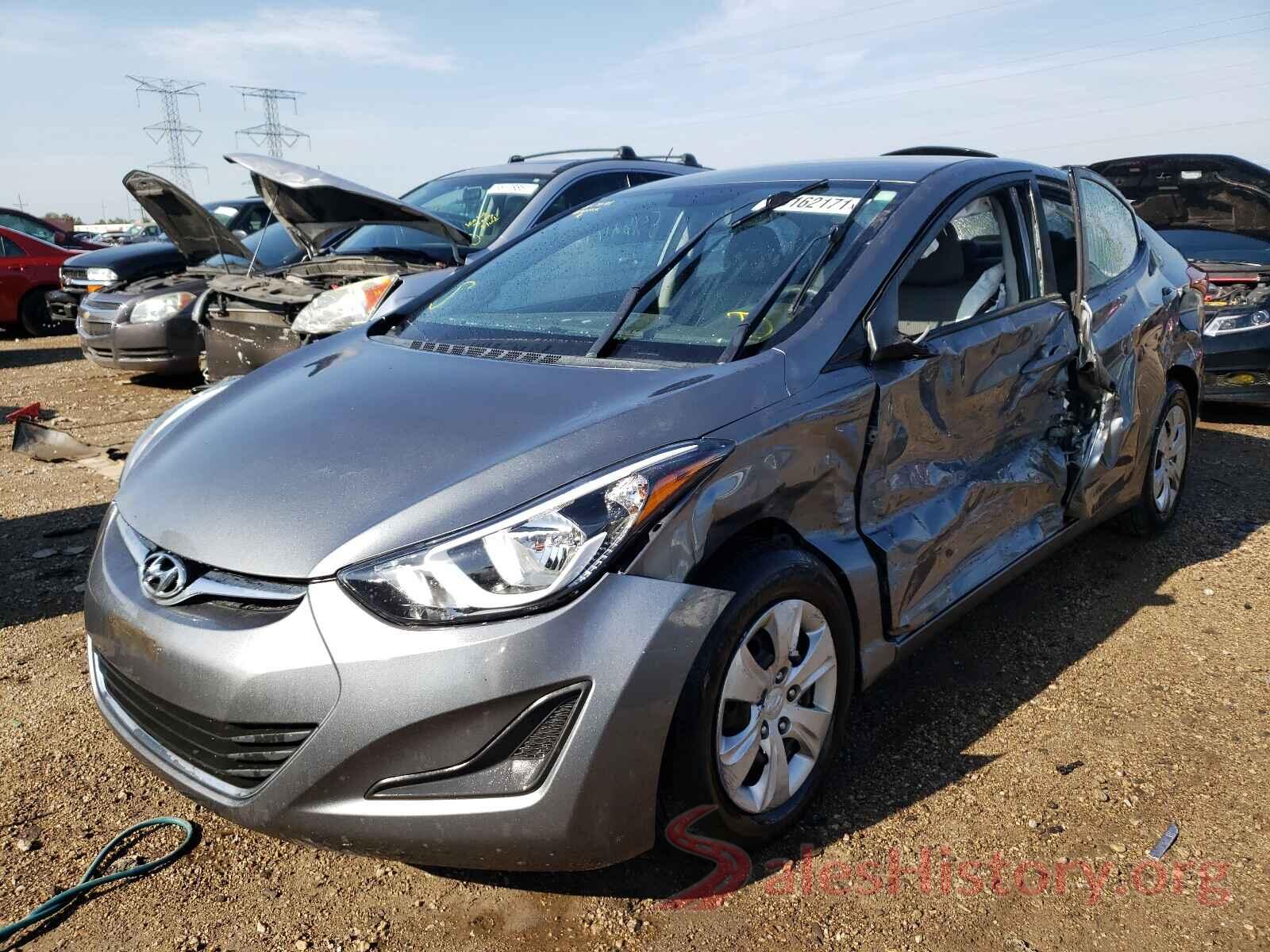 KMHDH4AE6GU624508 2016 HYUNDAI ELANTRA