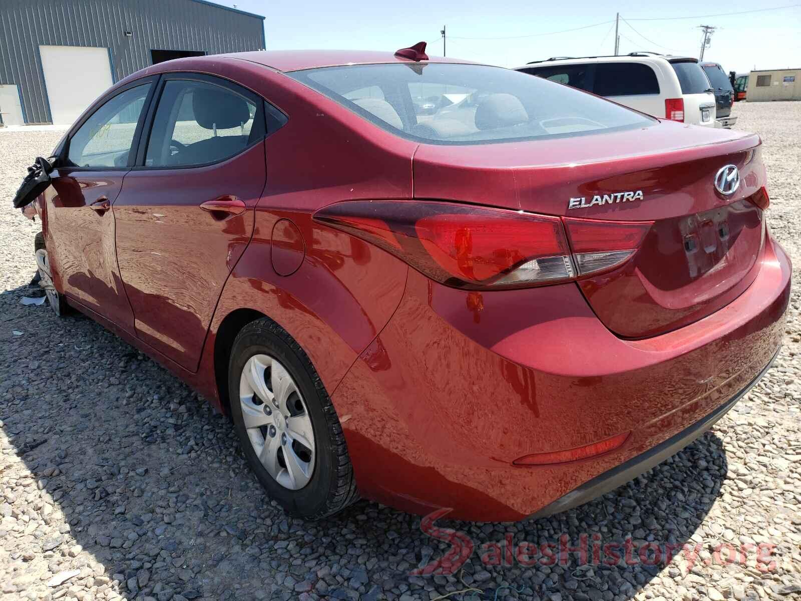 5NPDH4AE0GH687859 2016 HYUNDAI ELANTRA