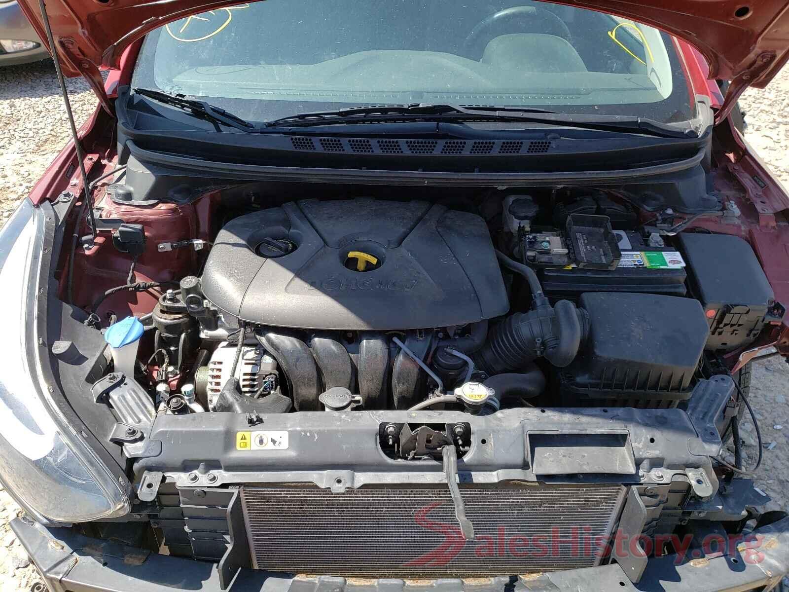 5NPDH4AE0GH687859 2016 HYUNDAI ELANTRA