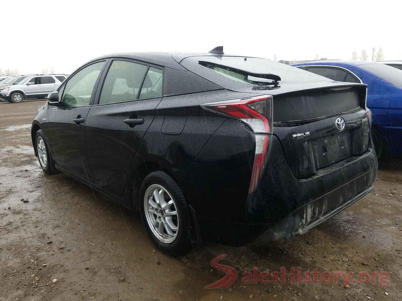 JTDKBRFUXG3017284 2016 TOYOTA PRIUS