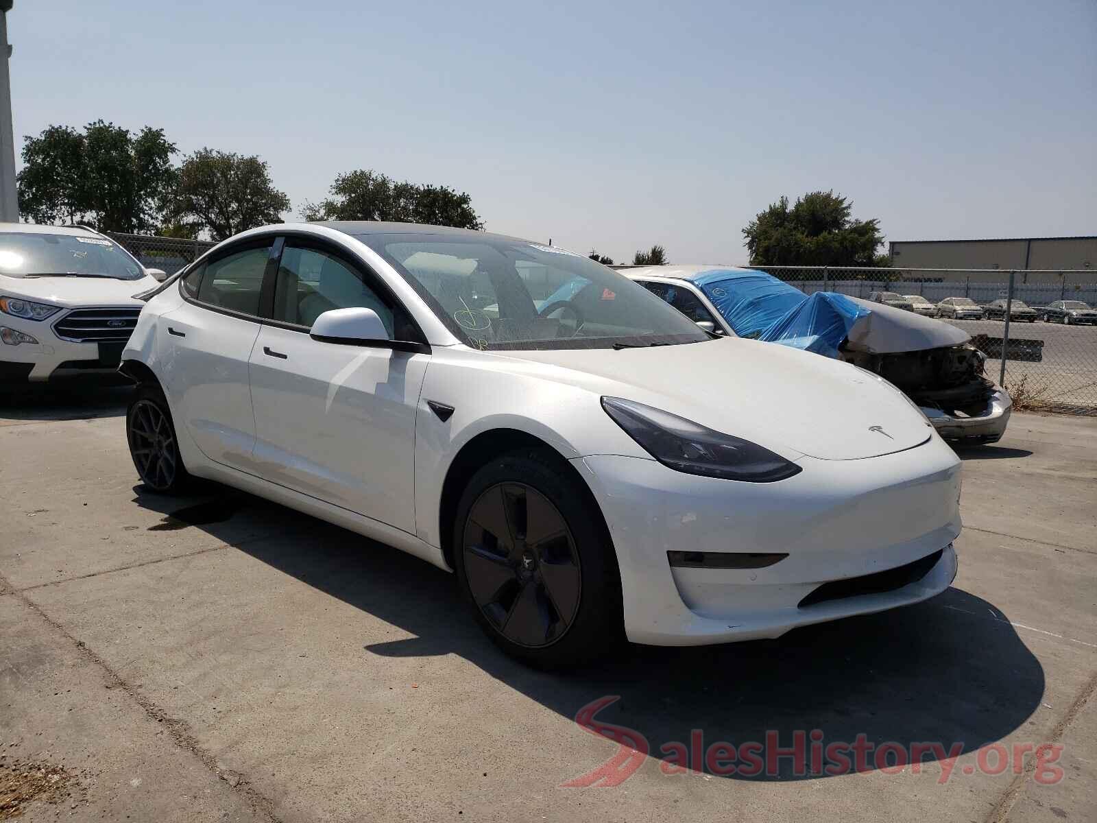 5YJ3E1EA2MF000837 2021 TESLA MODEL 3