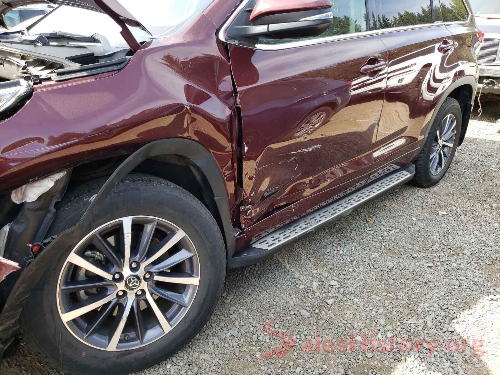 5TDJZRFH7HS437885 2017 TOYOTA HIGHLANDER