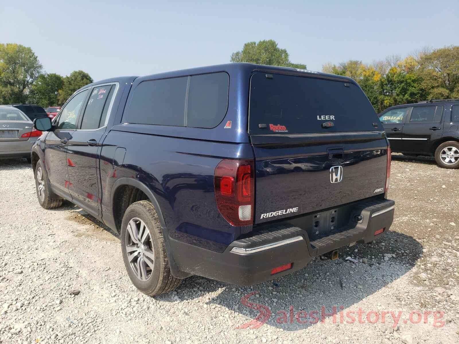 5FPYK3F48HB036922 2017 HONDA RIDGELINE