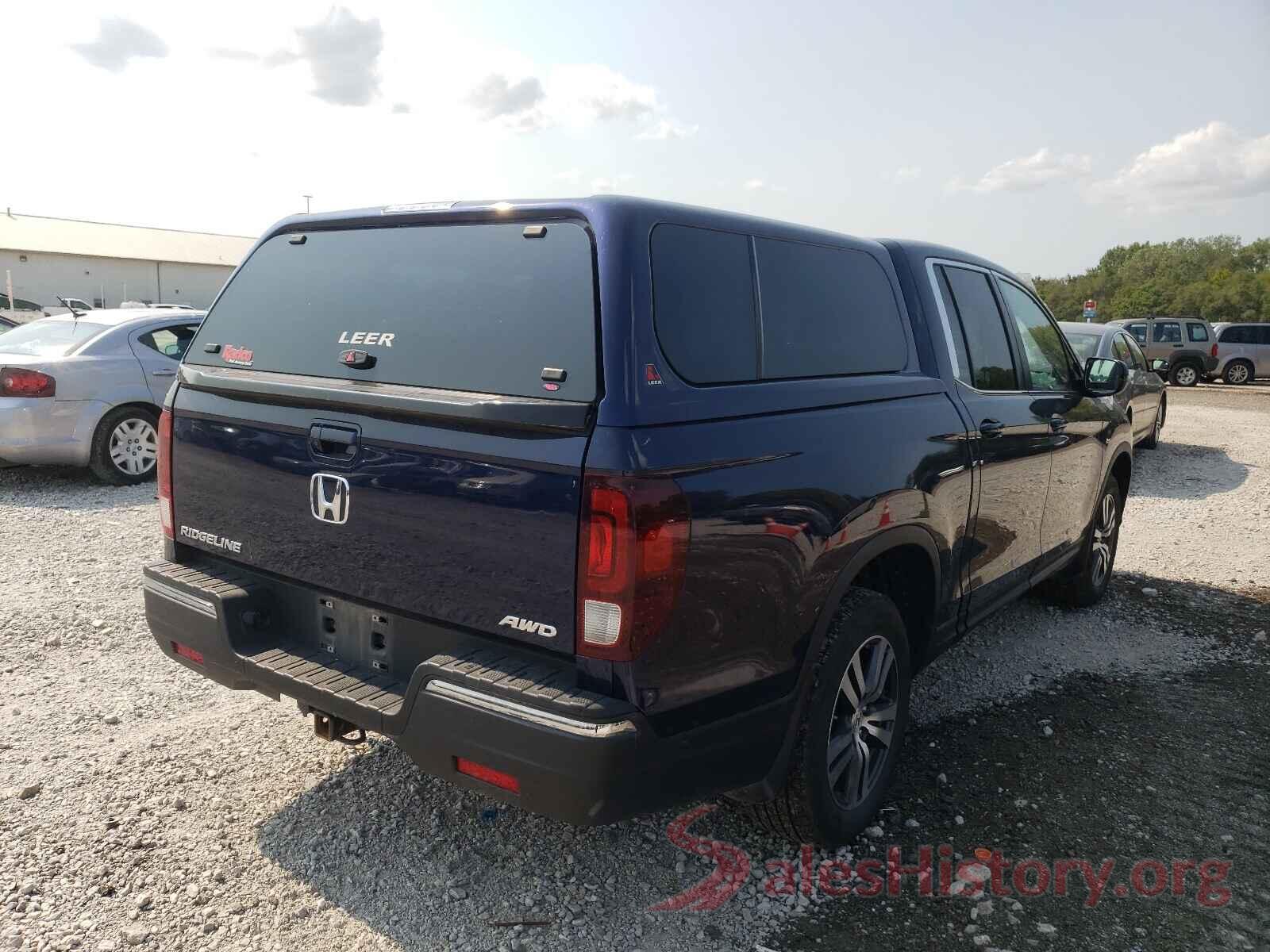 5FPYK3F48HB036922 2017 HONDA RIDGELINE