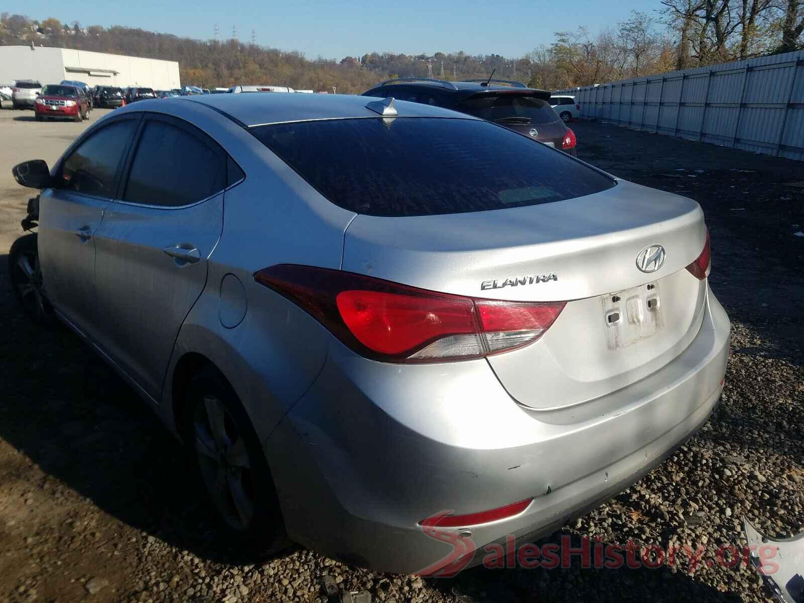 KMHDH4AE7GU585881 2016 HYUNDAI ELANTRA