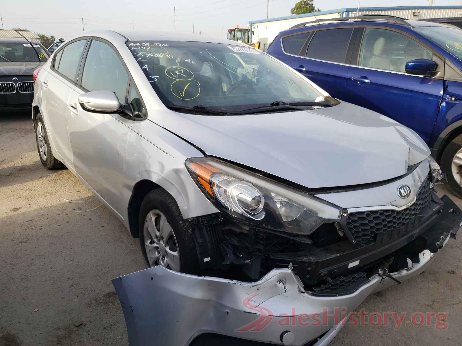 KNAFK4A61G5564474 2016 KIA FORTE