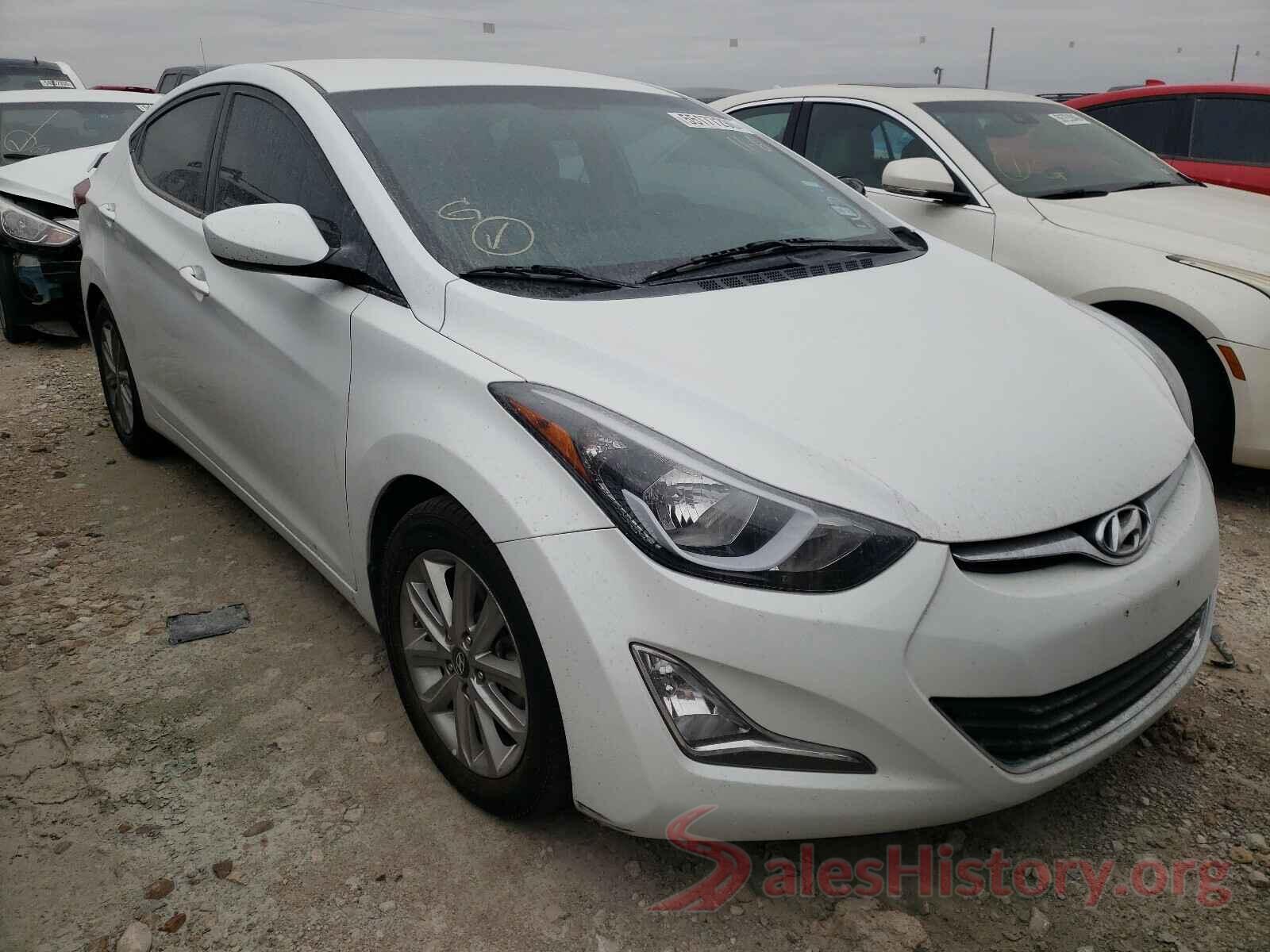 5NPDH4AEXGH725095 2016 HYUNDAI ELANTRA