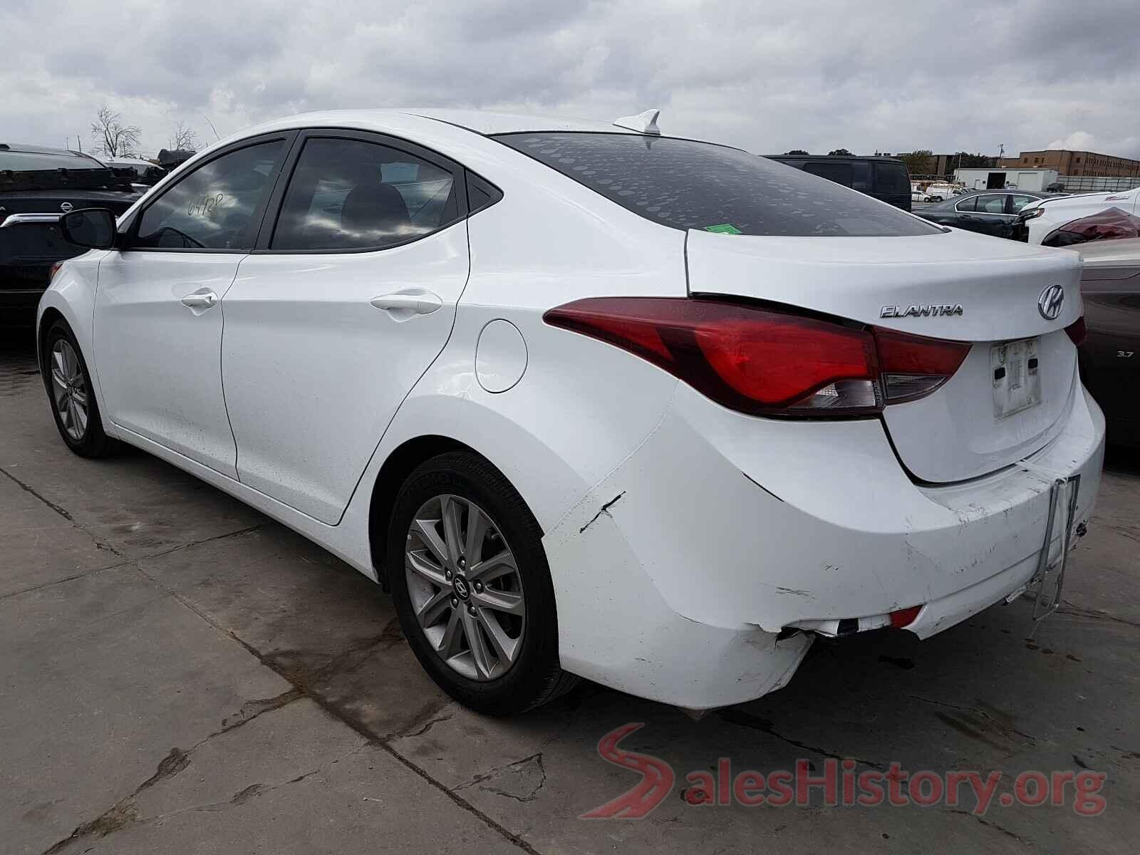 5NPDH4AEXGH725095 2016 HYUNDAI ELANTRA