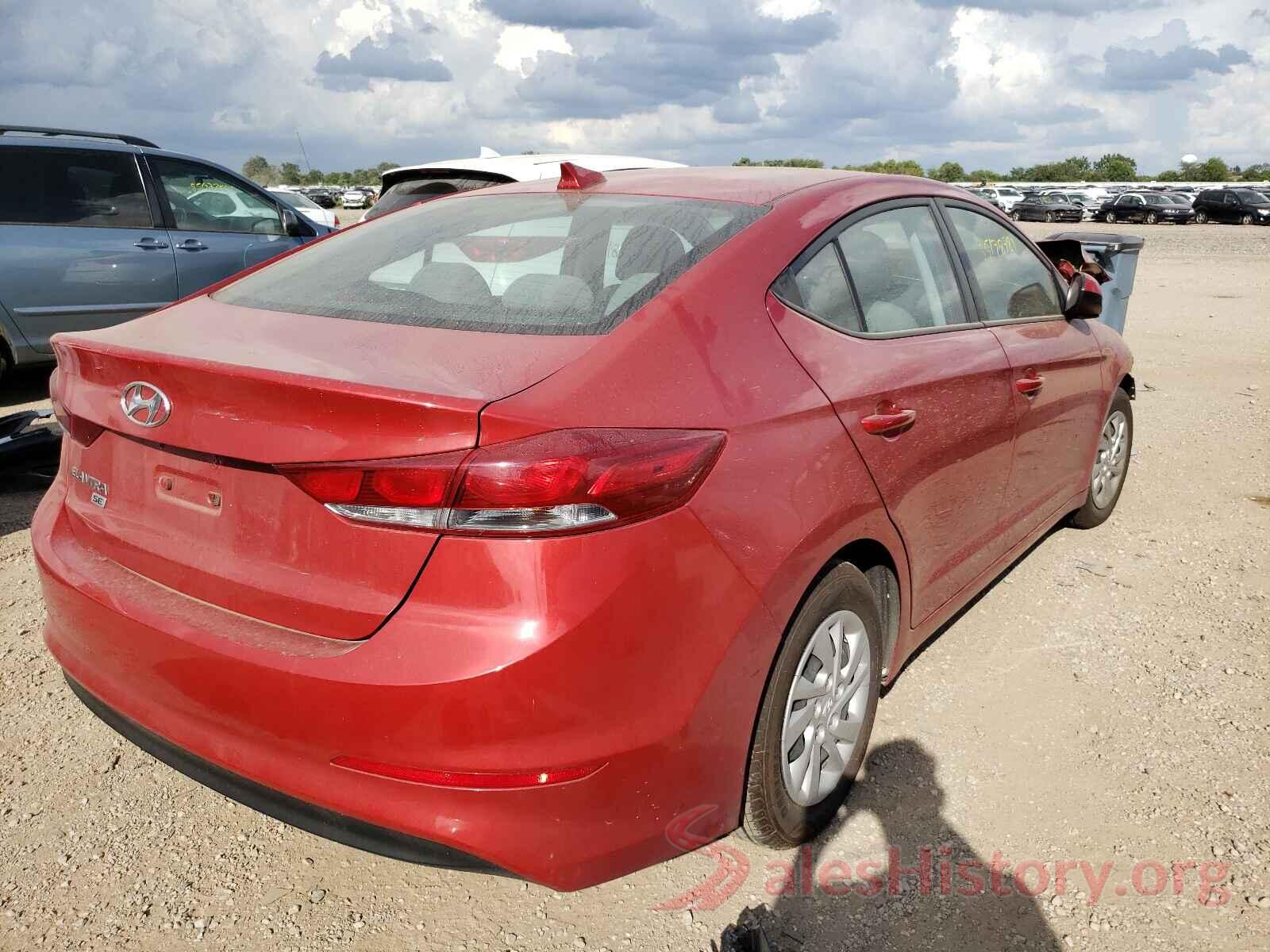 5NPD74LF6HH180975 2017 HYUNDAI ELANTRA