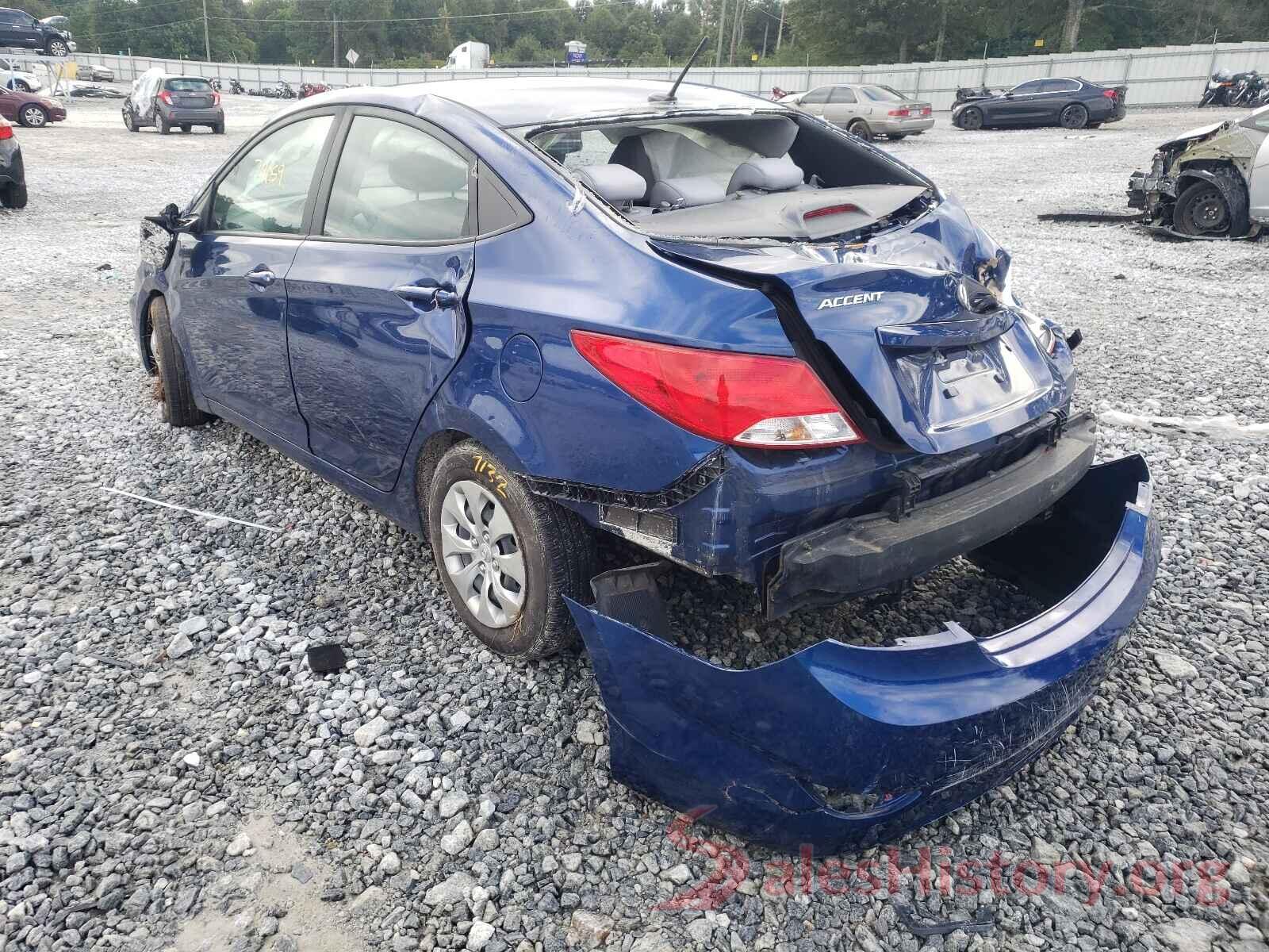 KMHCT4AE2HU316277 2017 HYUNDAI ACCENT