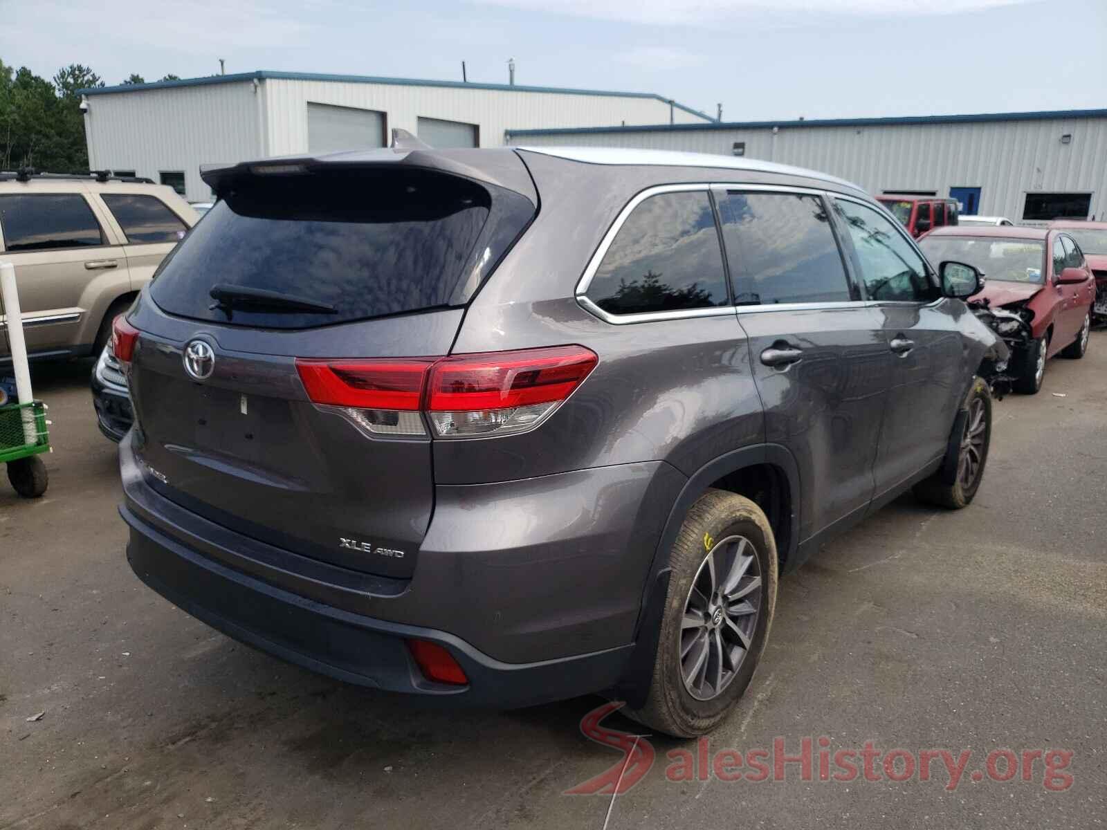 5TDJZRFH0KS607737 2019 TOYOTA HIGHLANDER