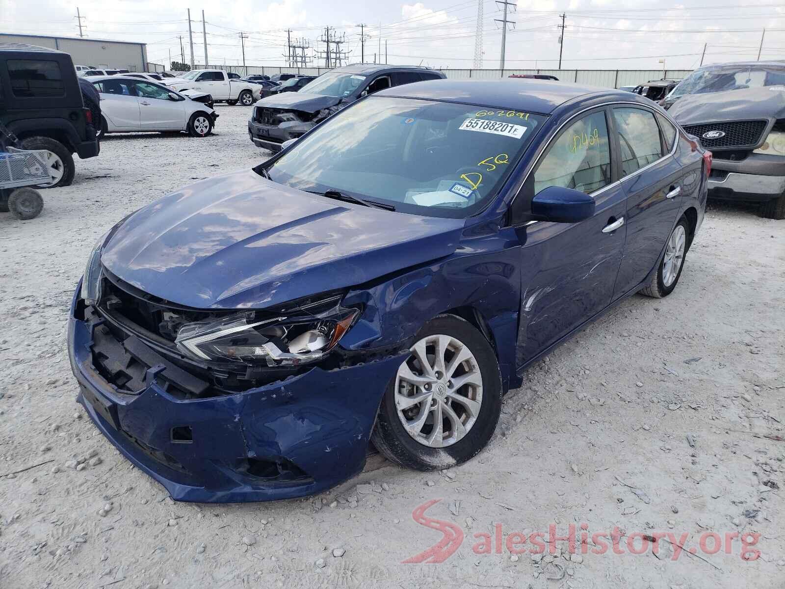 3N1AB7APXKL602691 2019 NISSAN SENTRA