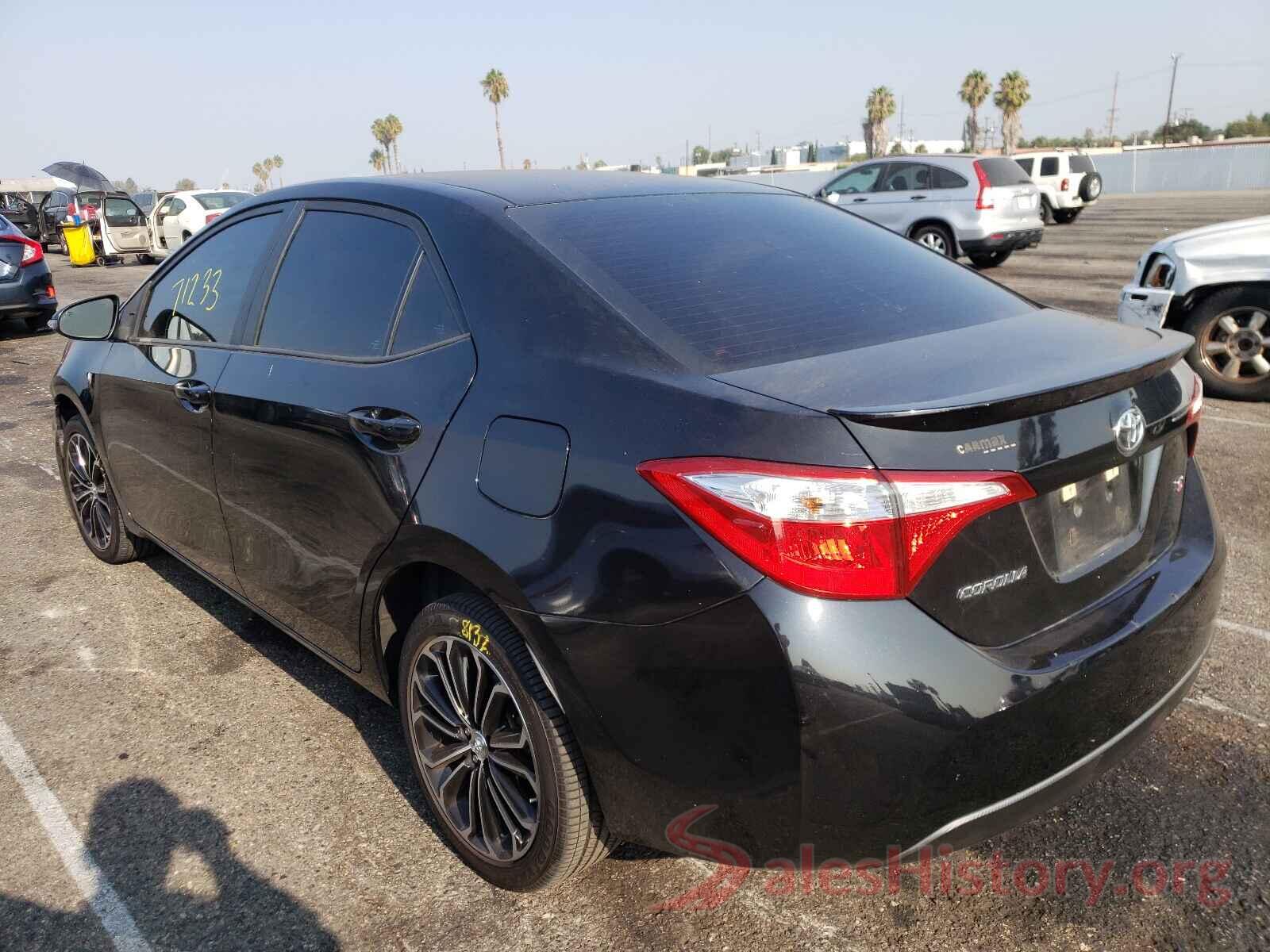 5YFBURHE7GP492334 2016 TOYOTA COROLLA