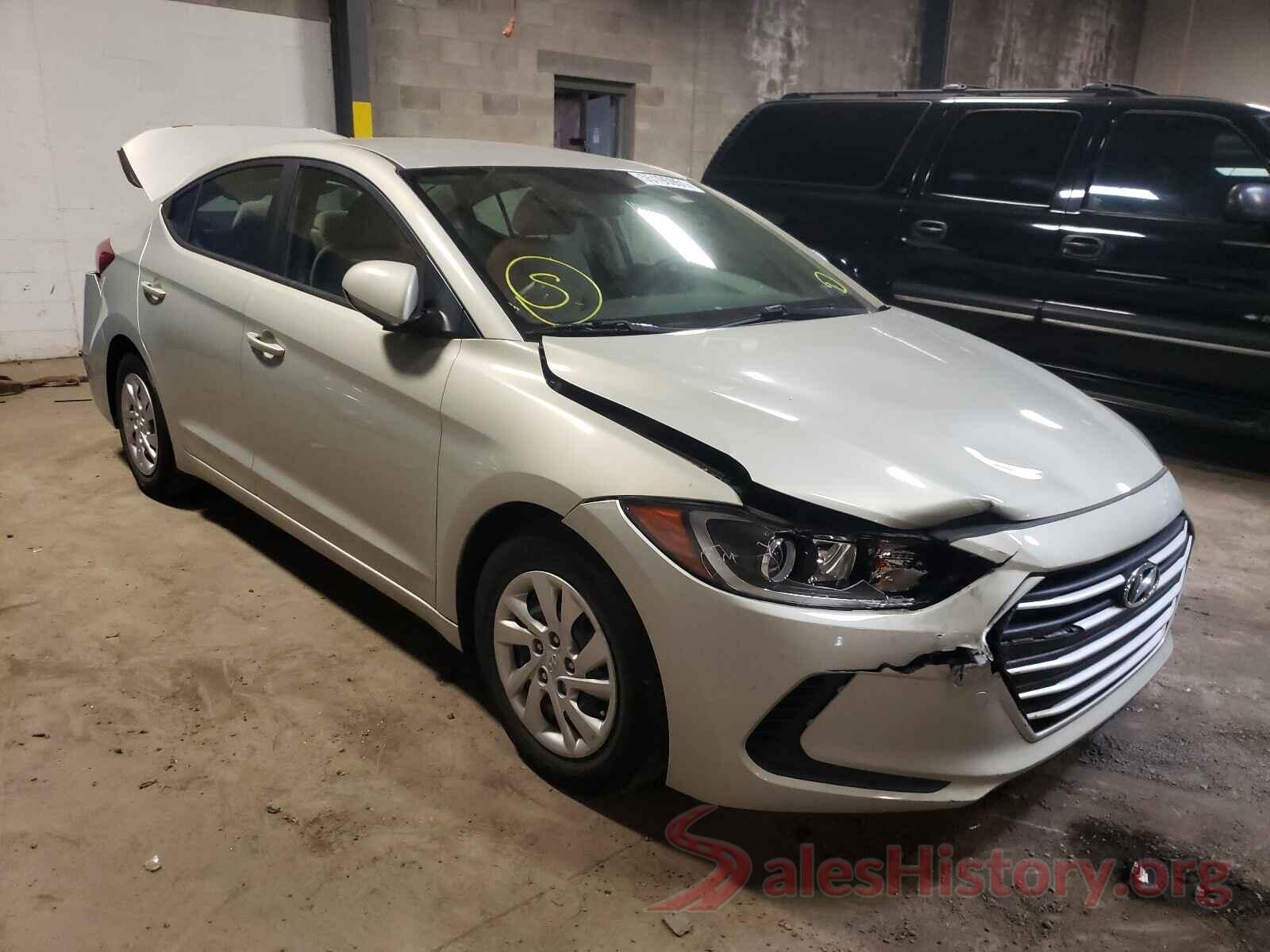 KMHD74LF7HU398733 2017 HYUNDAI ELANTRA