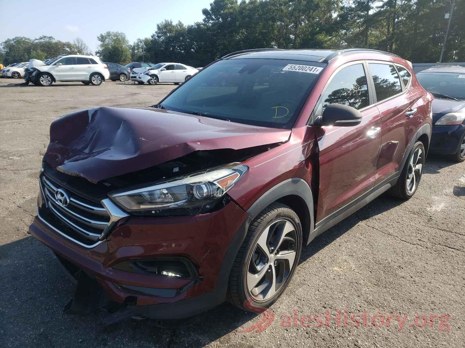 KM8J33A21GU180908 2016 HYUNDAI TUCSON