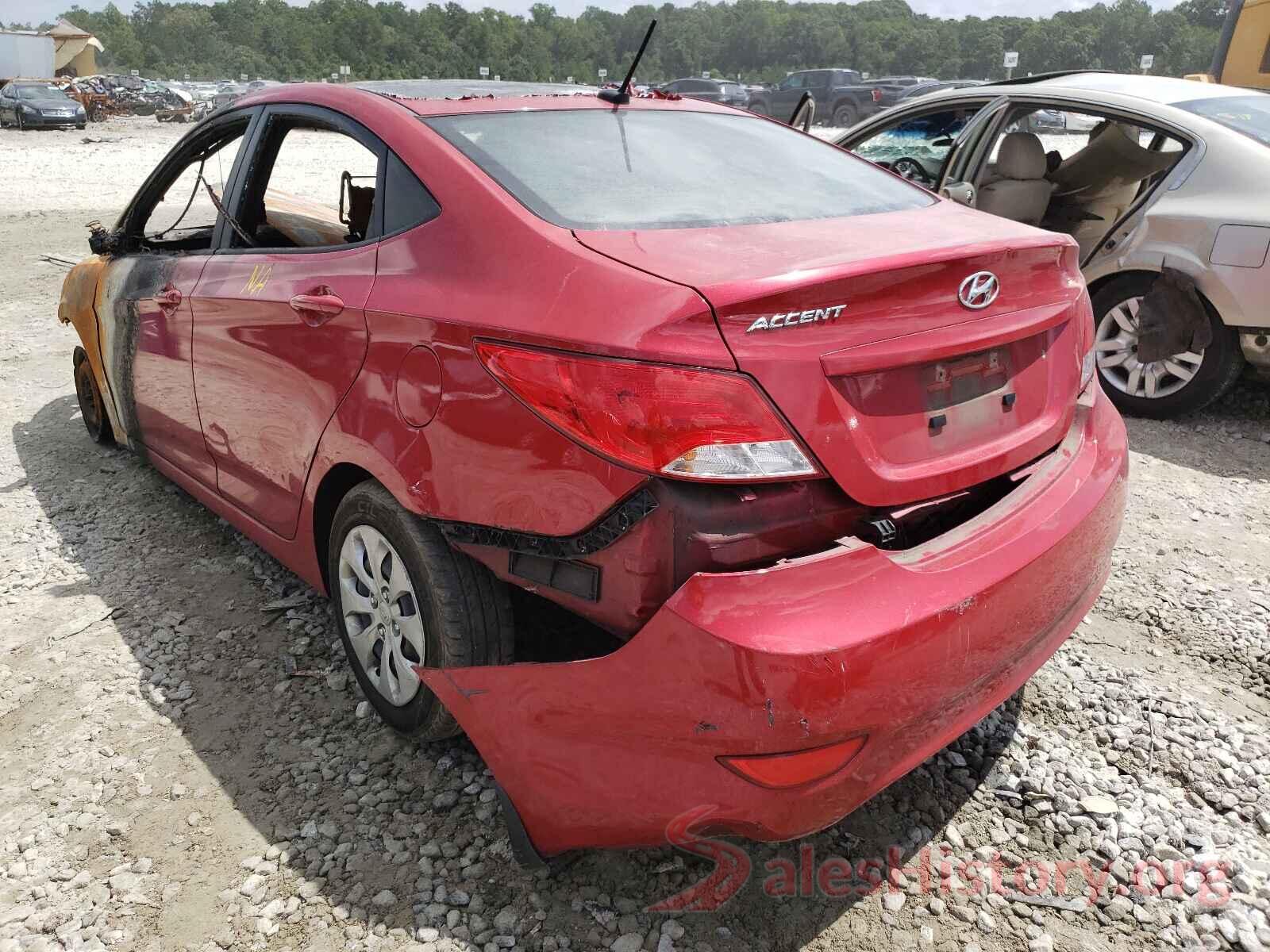 KMHCT4AE5GU157477 2016 HYUNDAI ACCENT