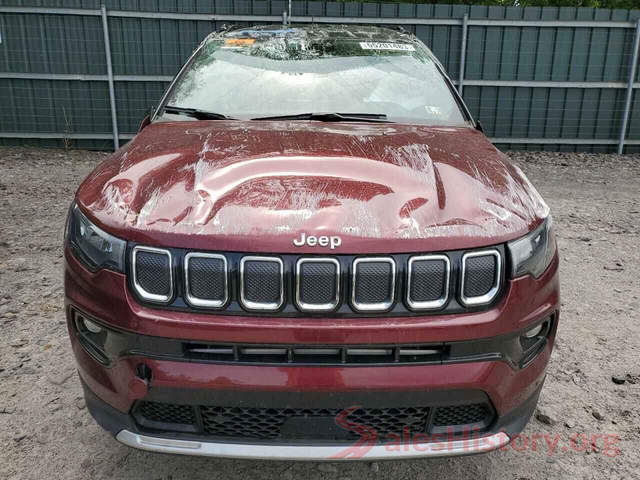 3C4NJDCB8NT125300 2022 JEEP COMPASS