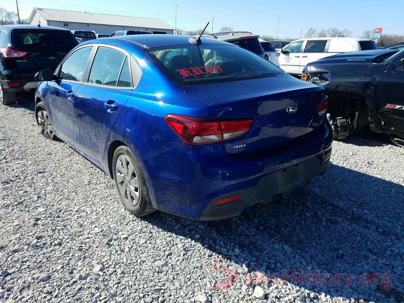 3KPA24AD9LE284621 2020 KIA RIO