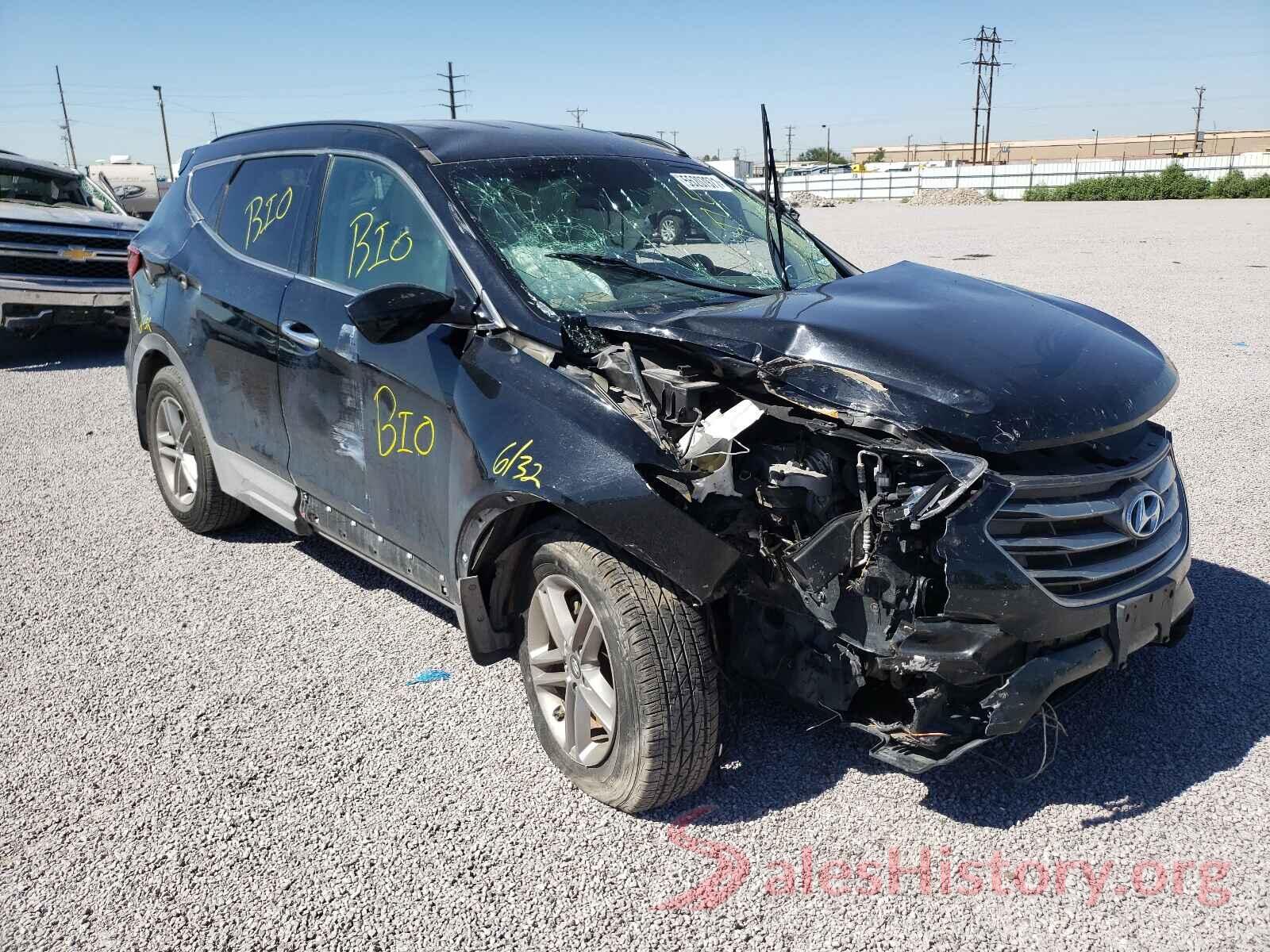 5NMZU3LB9HH043208 2017 HYUNDAI SANTA FE