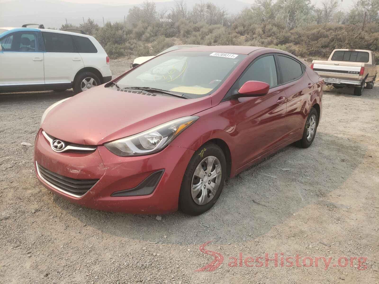 5NPDH4AE0GH709293 2016 HYUNDAI ELANTRA