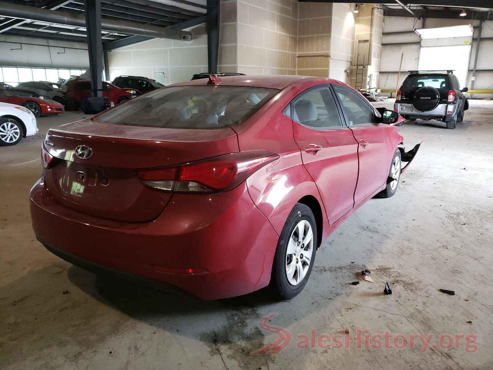 KMHDH4AE8GU623599 2016 HYUNDAI ELANTRA