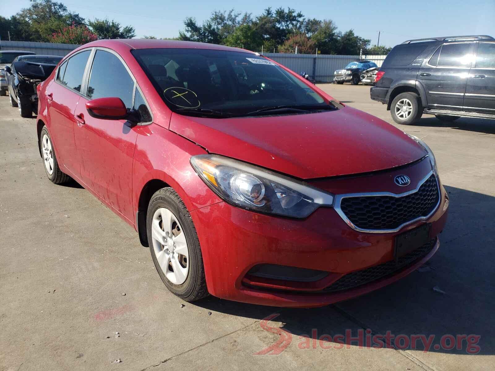 KNAFK4A68G5461276 2016 KIA FORTE