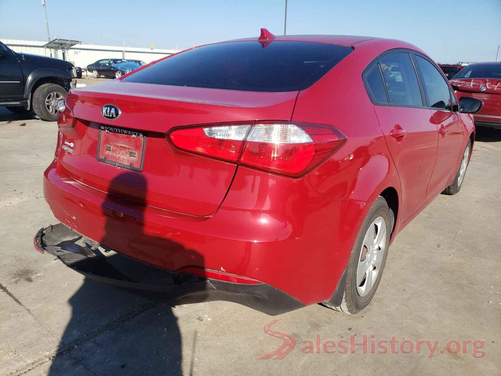 KNAFK4A68G5461276 2016 KIA FORTE