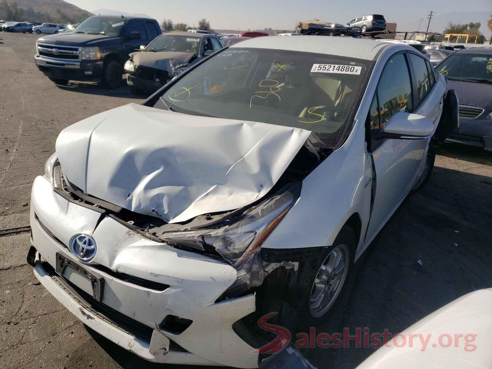 JTDKBRFU3G3015697 2016 TOYOTA PRIUS