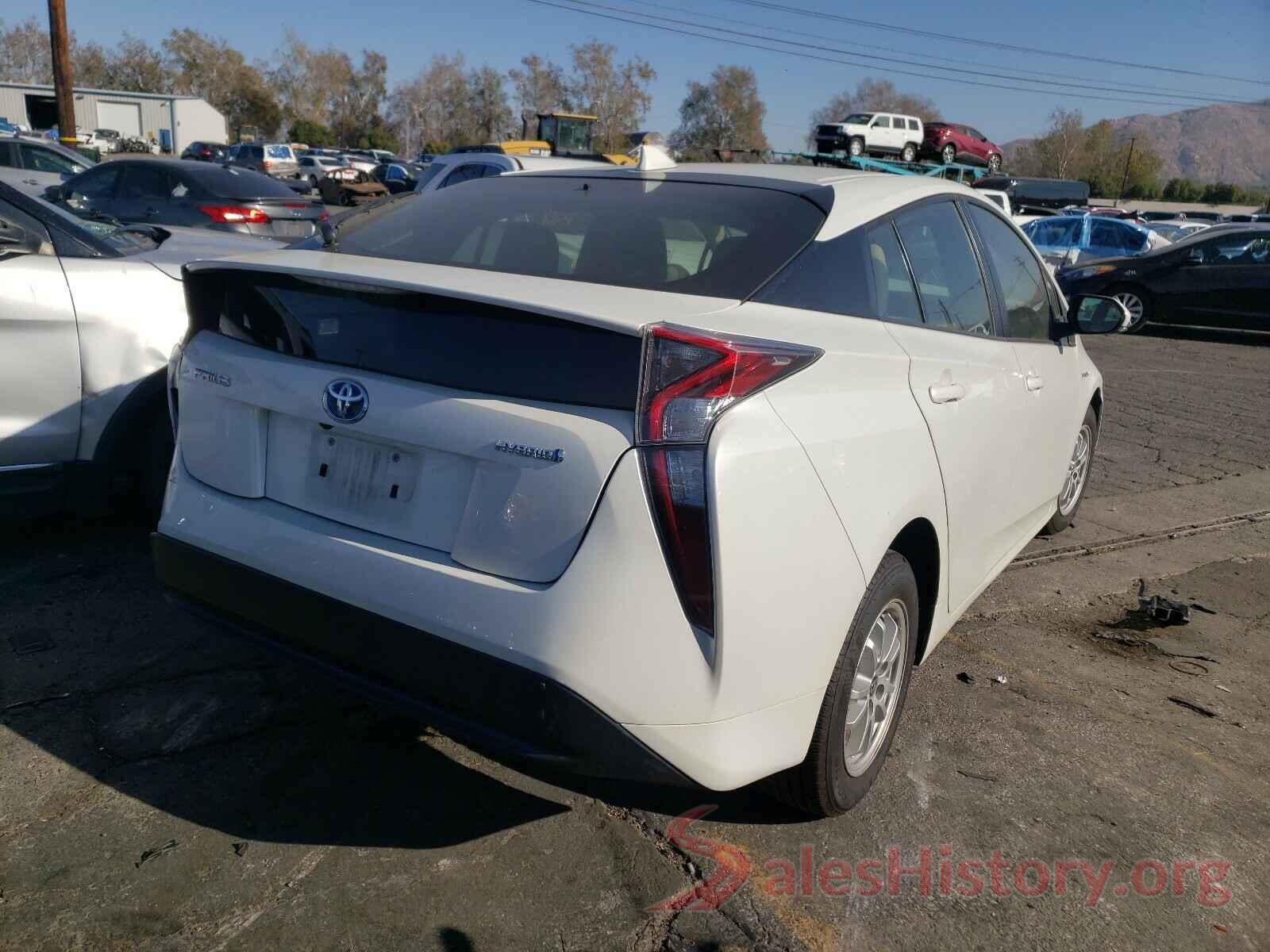 JTDKBRFU3G3015697 2016 TOYOTA PRIUS