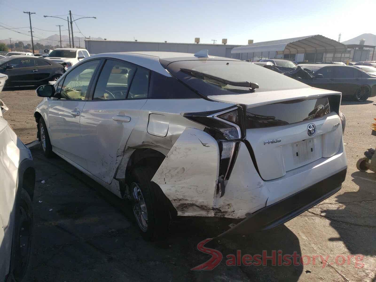 JTDKBRFU3G3015697 2016 TOYOTA PRIUS