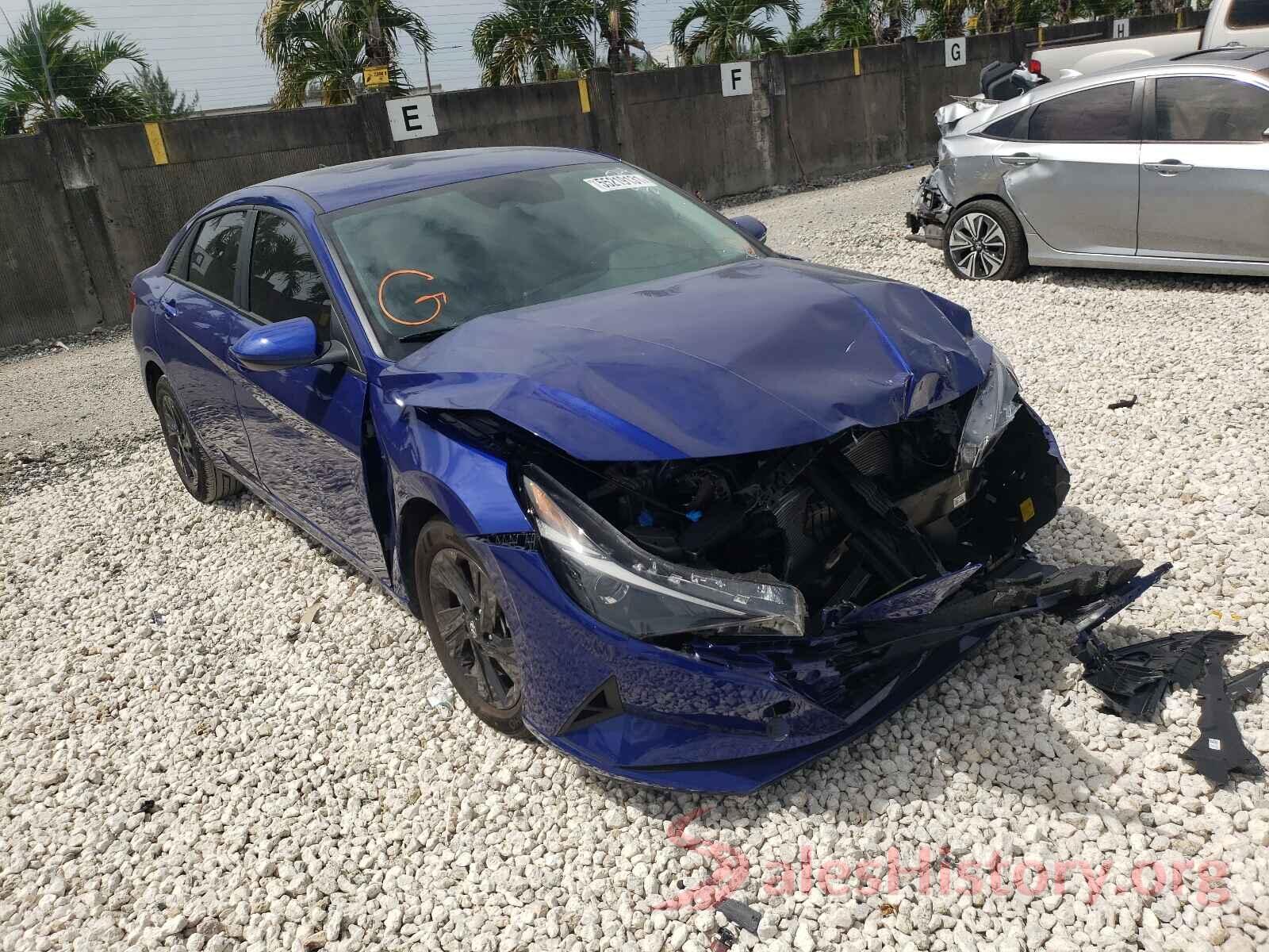 KMHLM4AG4MU140244 2021 HYUNDAI ELANTRA